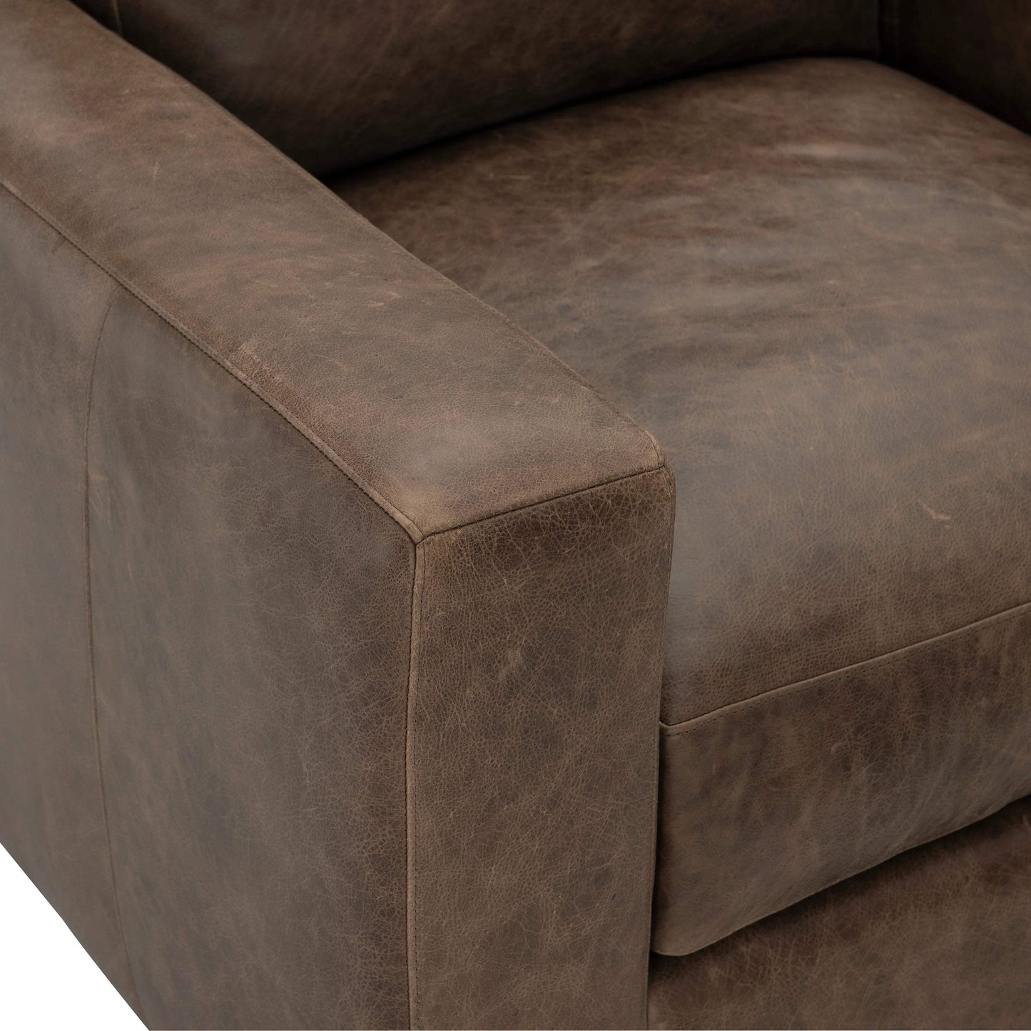 Dawkins Leather Swivel Chair Bernhardt Living