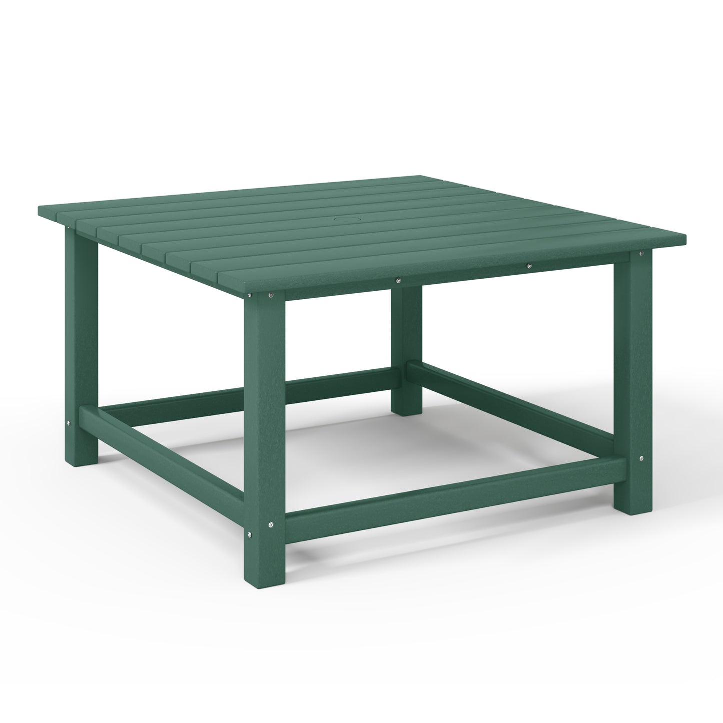 Tuscany All-Weather Outdoor Square Coffee Table (31" Top) Dark Green Seahawk Designs Patio Coffee Tables