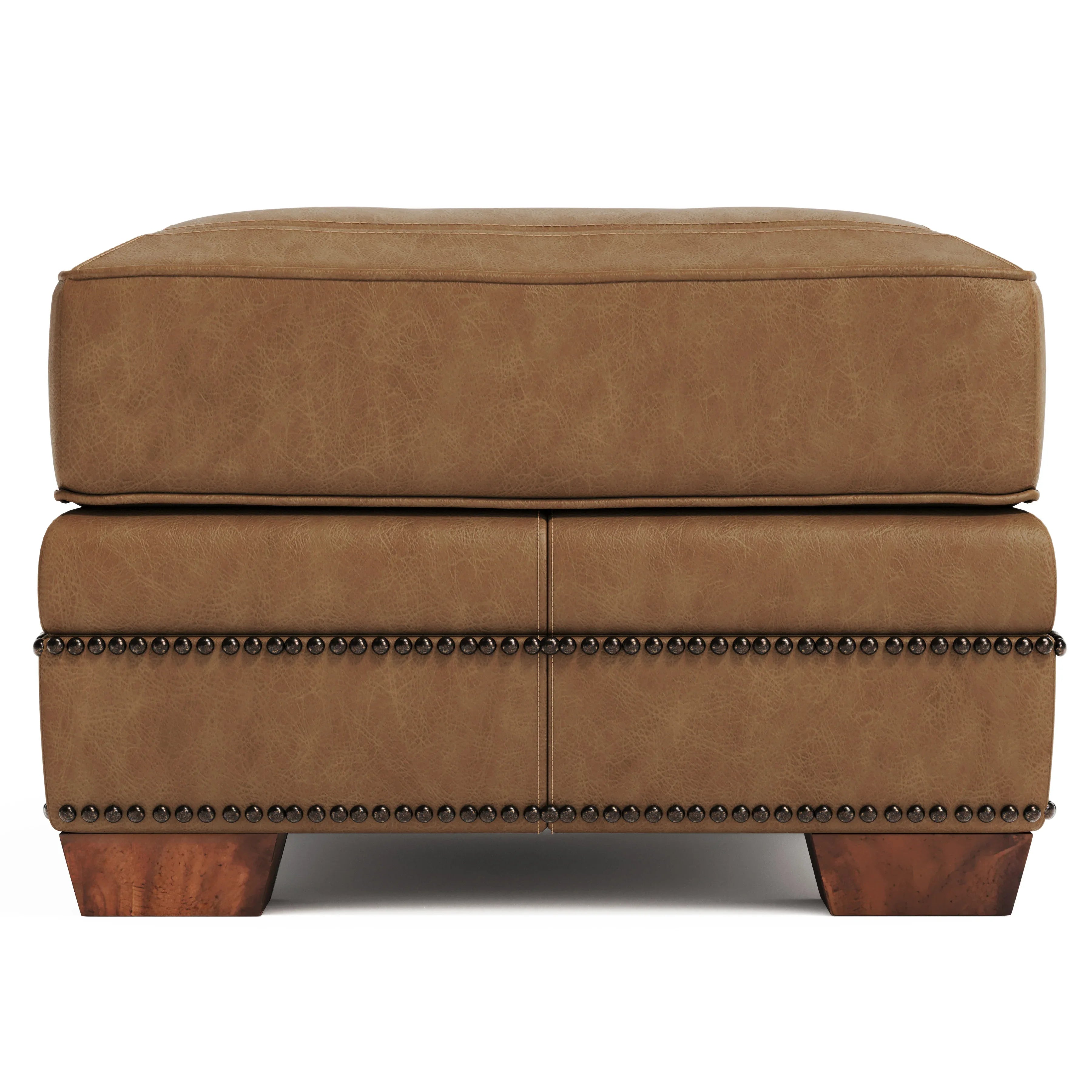 Grandview Leather Ottoman Bernhardt Living