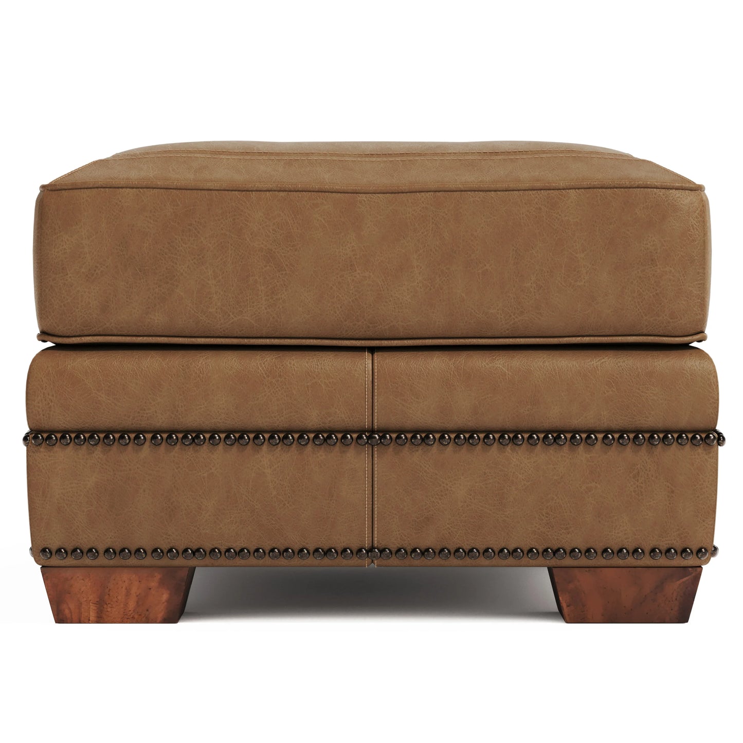 Grandview Leather Ottoman Bernhardt Living