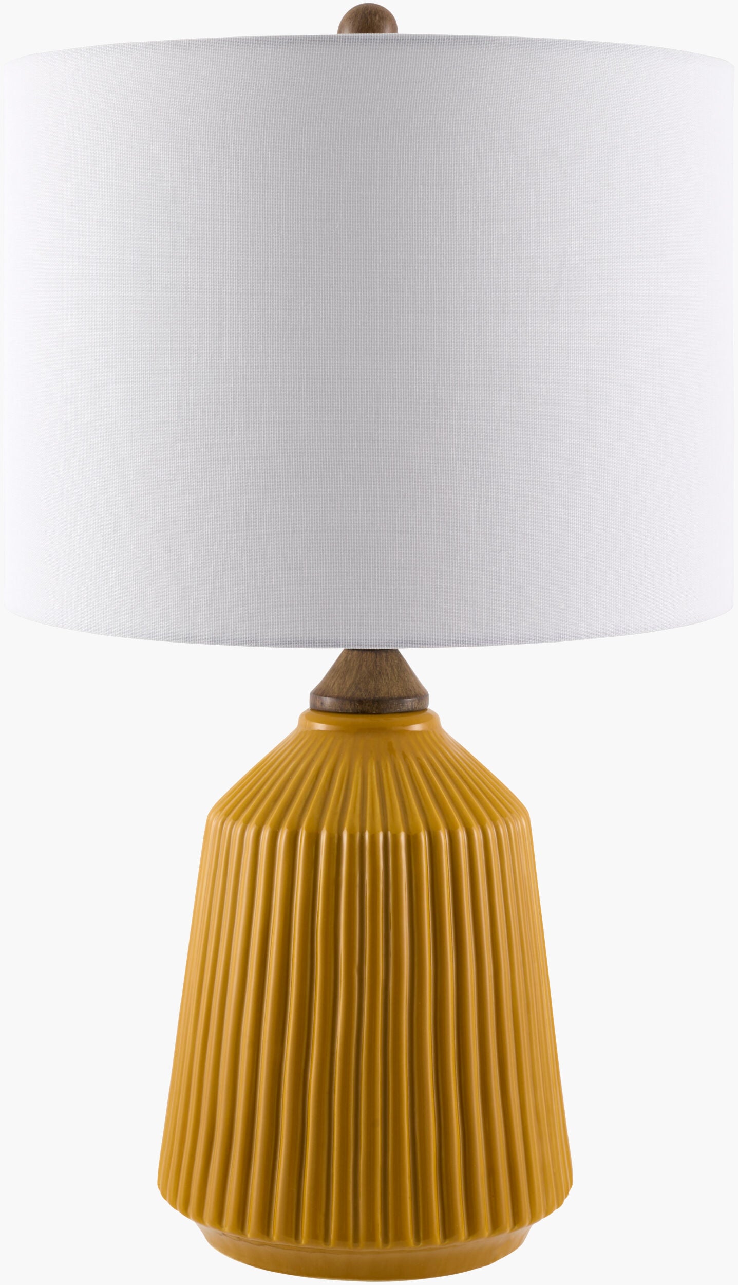 Lennon Accent Table Lamp — Brown/Yellow