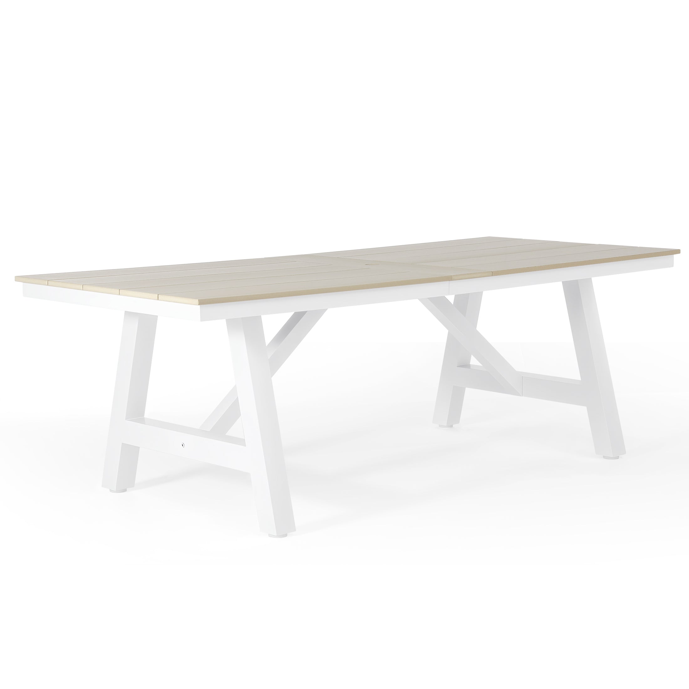 Vista 90" x 39" Rectangular Dining Table Sand Seahawk Designs Patio Dining Tables