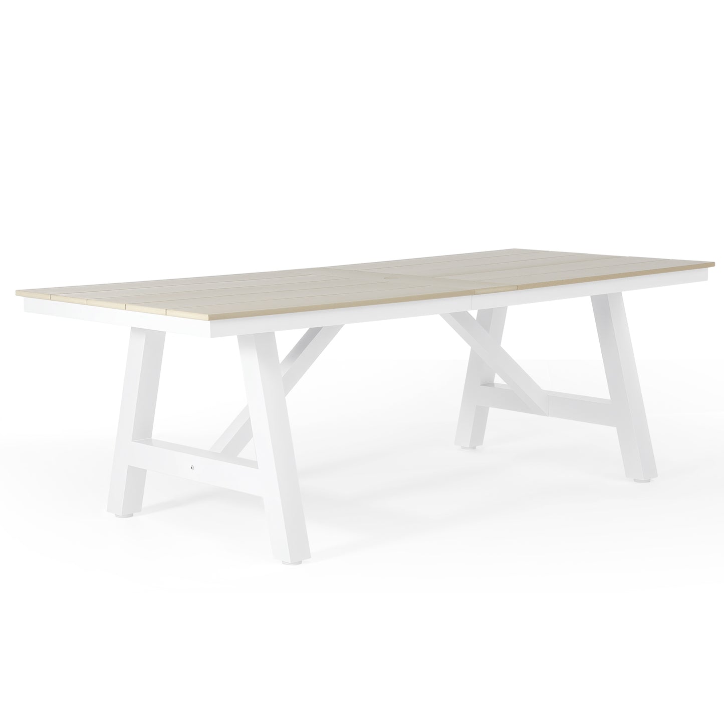 Vista 90" x 39" Rectangular Dining Table Sand Seahawk Designs Patio Dining Tables