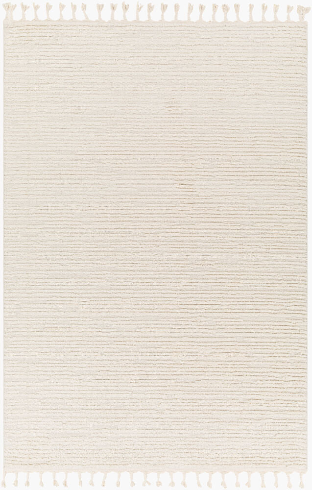 Nora Machine Woven Rug — Cream/Light Gray