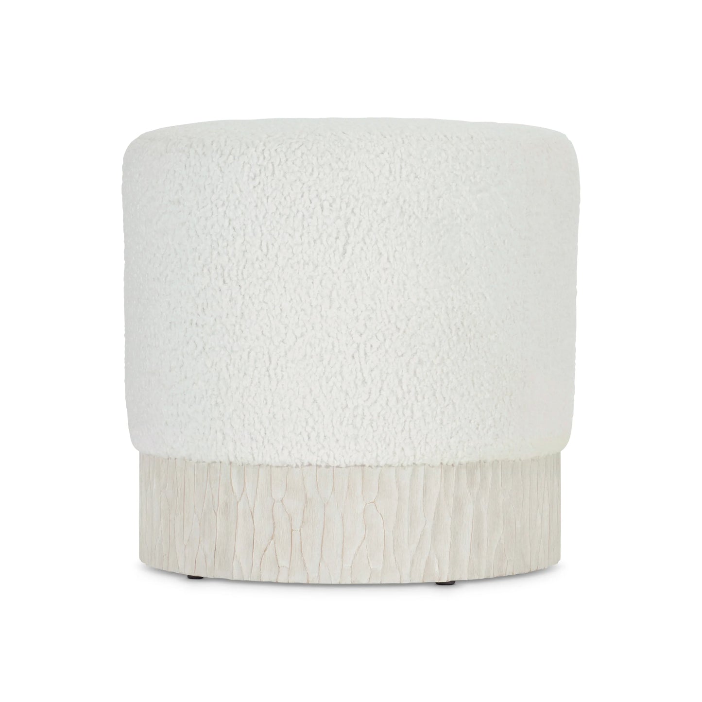 Bernhardt Solaria Ottoman — Upholstered Top, Cast Resin Frame Bernhardt Ottoman