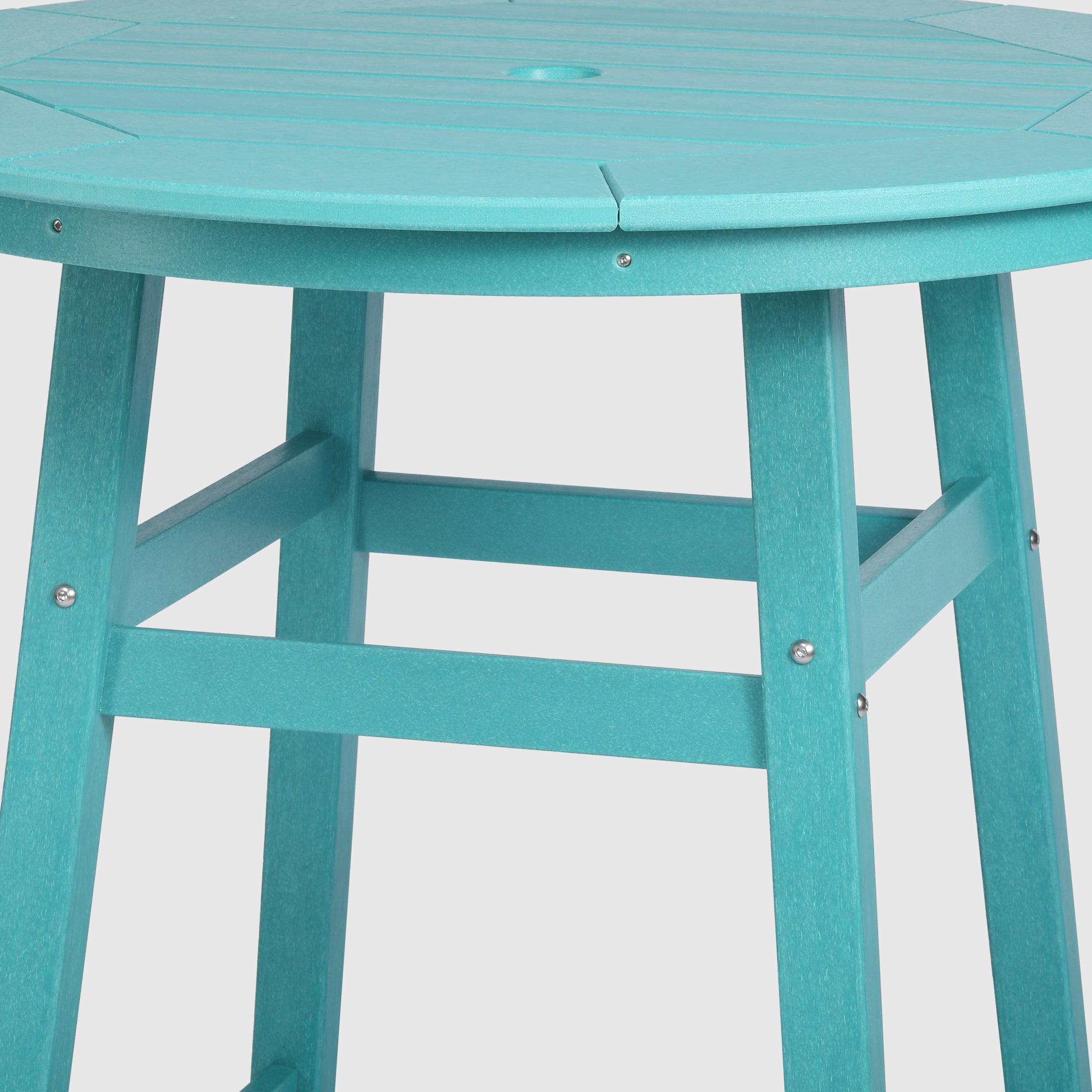 Stockholm All-Weather Outdoor 35" Round Counter Table (37" Height) Seahawk Designs Patio Bar Tables