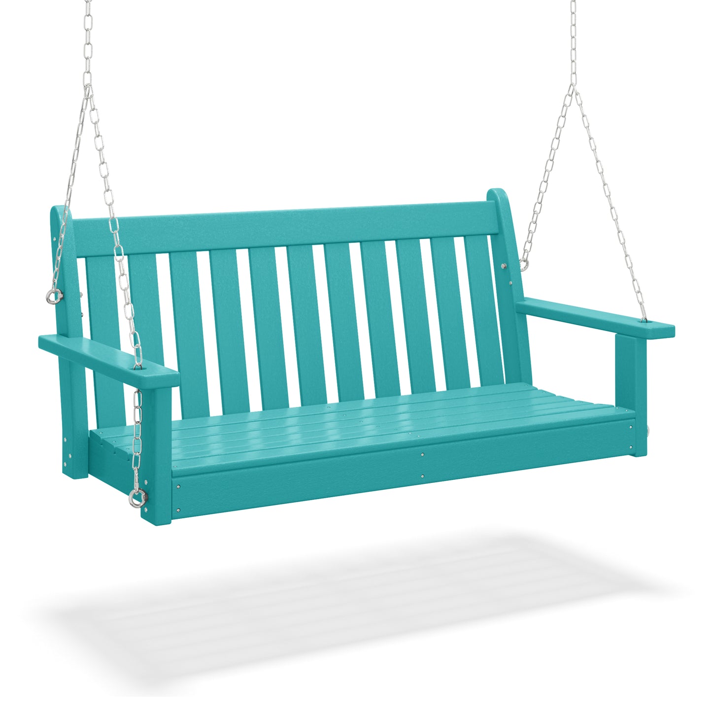 Tuscany 51" Hanging Porch Swing Turquoise Seahawk Designs Porch Swings