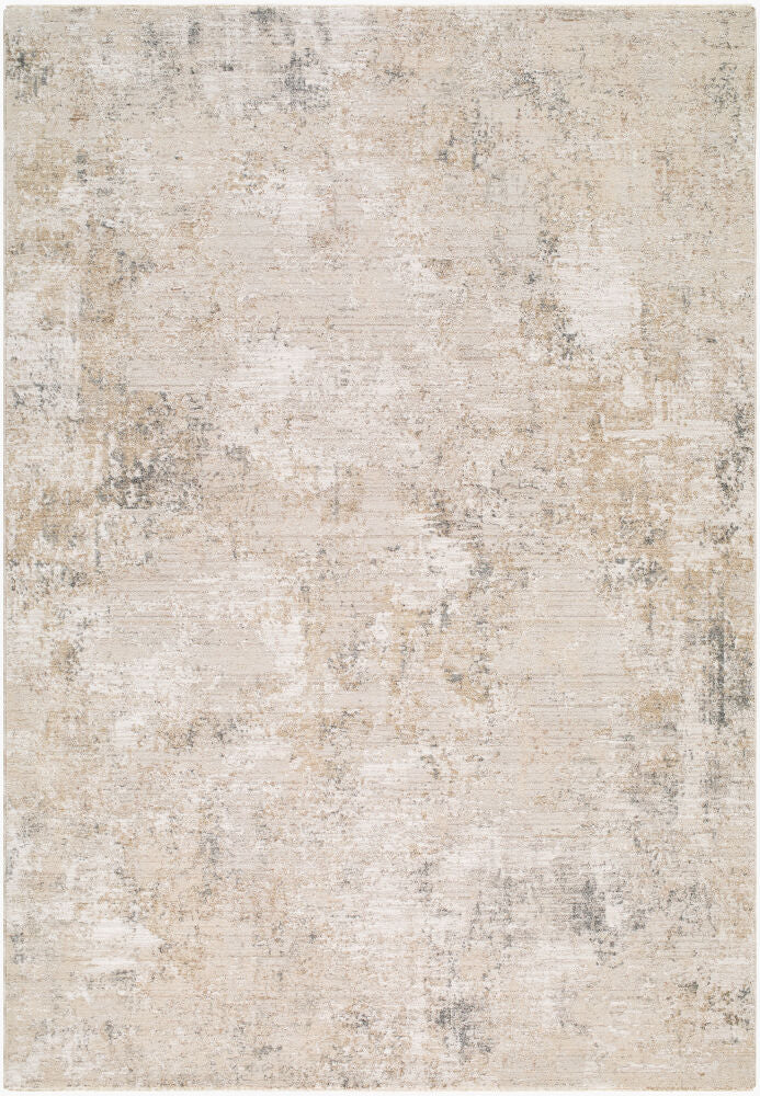 Nathan Machine Woven Rug — Cream/Light Beige