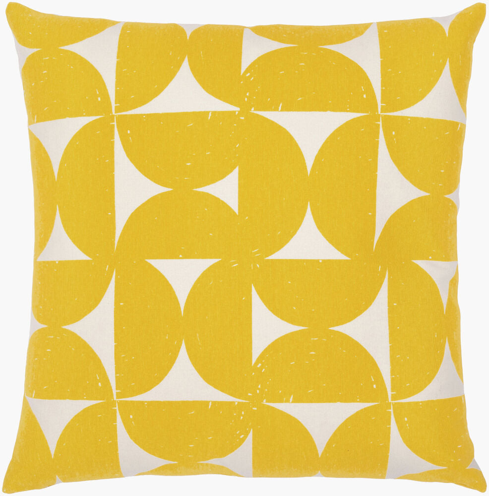 Natur Accent Pillow — Beige/Mustard