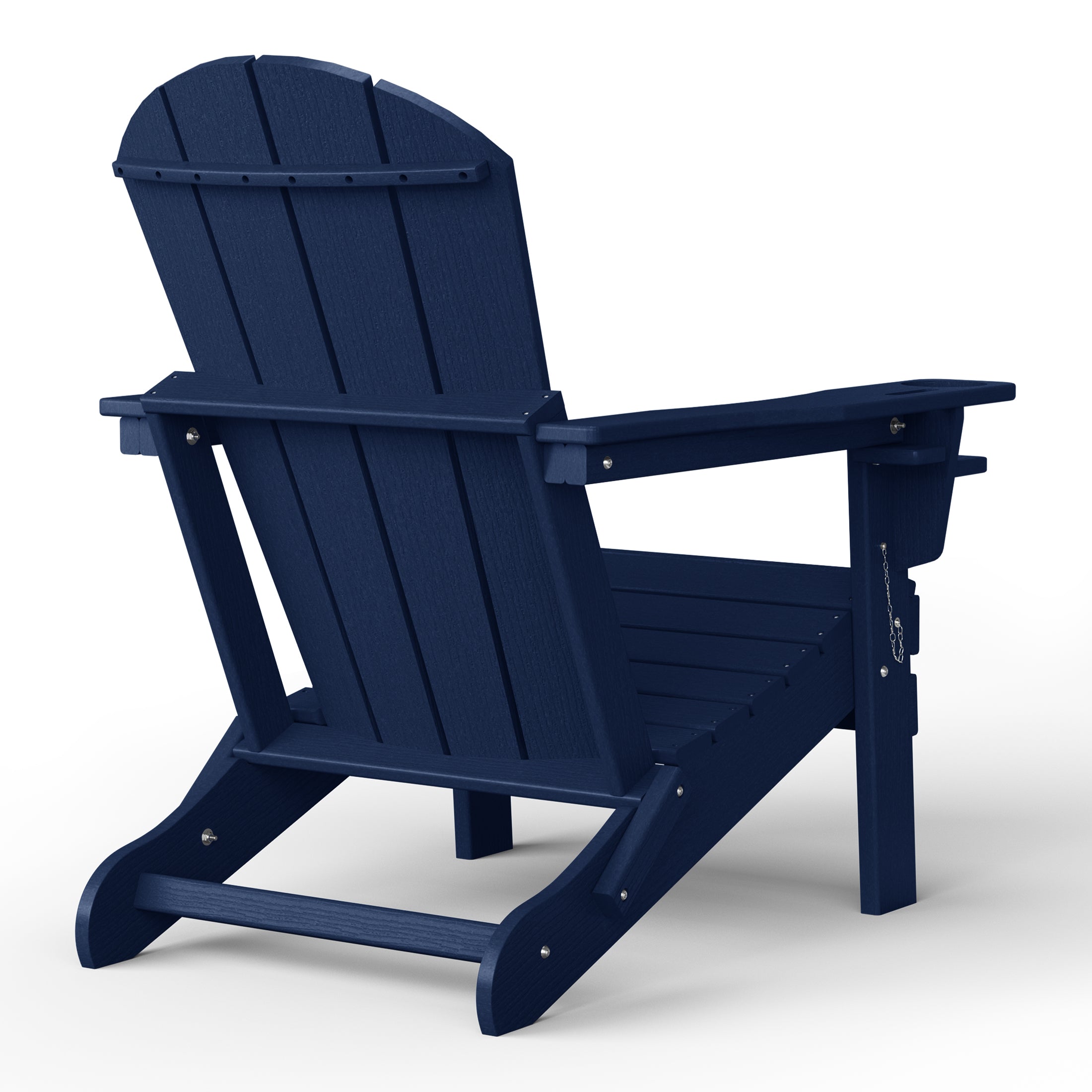 Chatham All-Weather Outdoor Folding Adirondack Chair with Cup Holder Seahawk Designs Adirondack Chairs