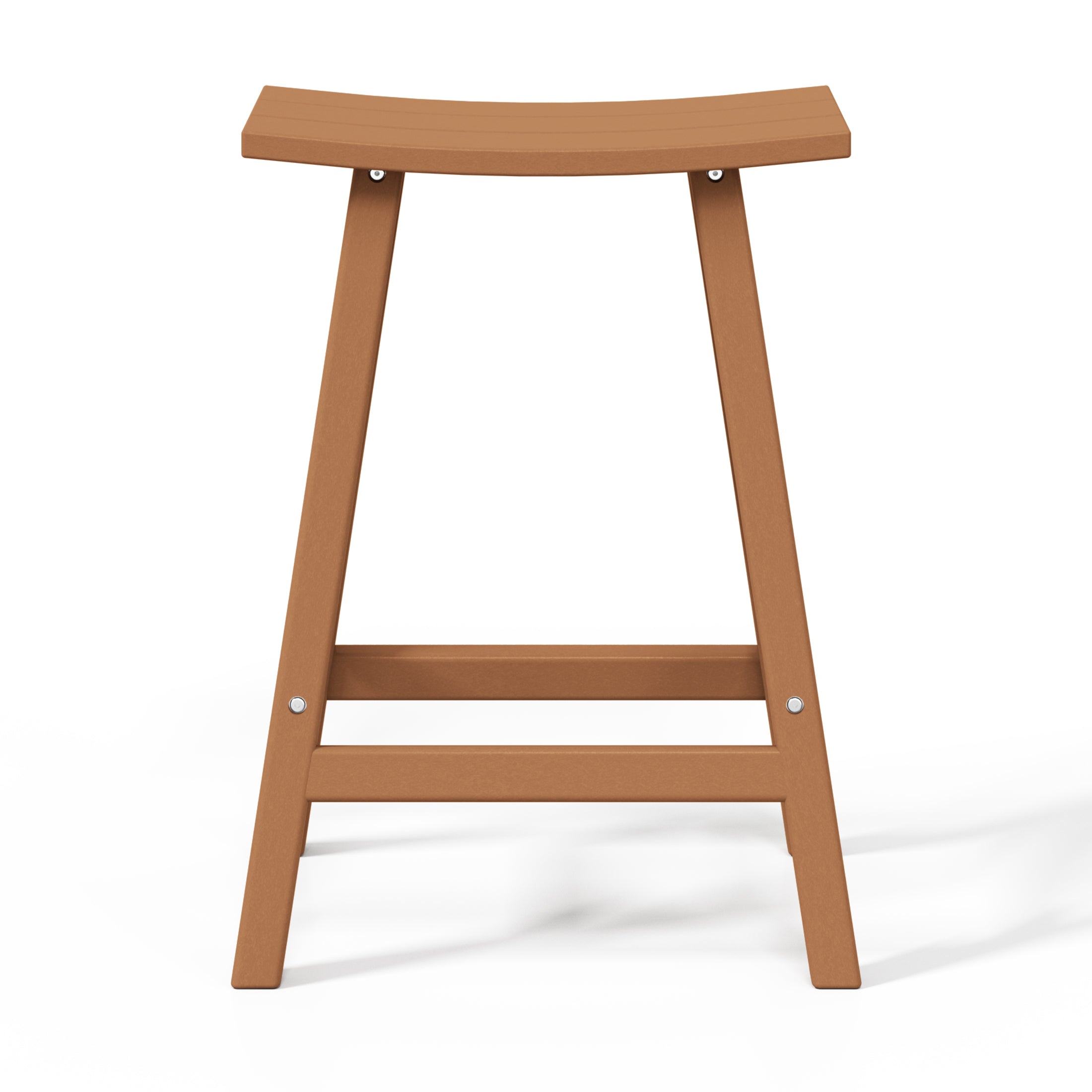 Stockholm All-Weather Outdoor Saddle Counter Stool (24" Height) Seahawk Designs Patio Bar & Counter Stools