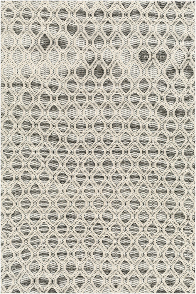 Nevada Handmade Rug — Black/Cream