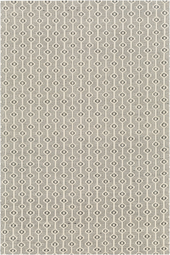 Nevada Handmade Rug — Black/Off-White