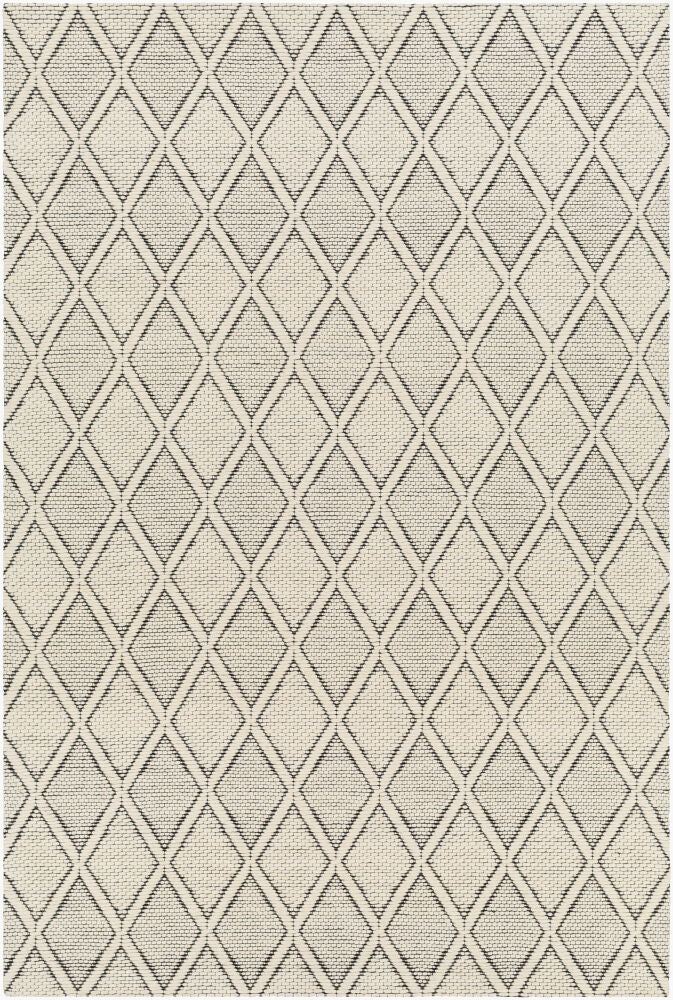 Nevada Handmade Rug — Black/Cream