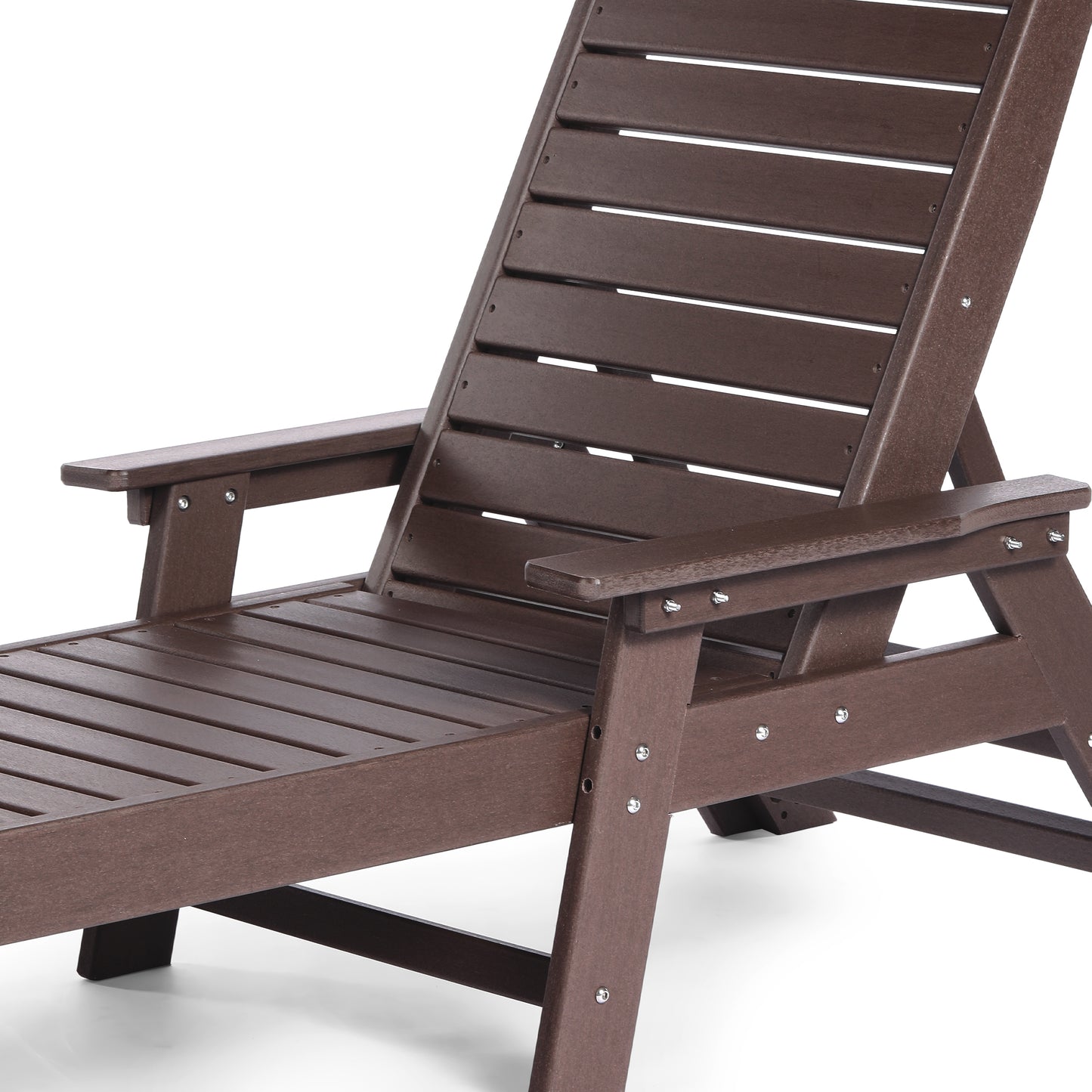 Santa Monica All-Weather Outdoor Reclining Sun Lounger with Arm Rests Seahawk Designs Patio Chaise Lounges