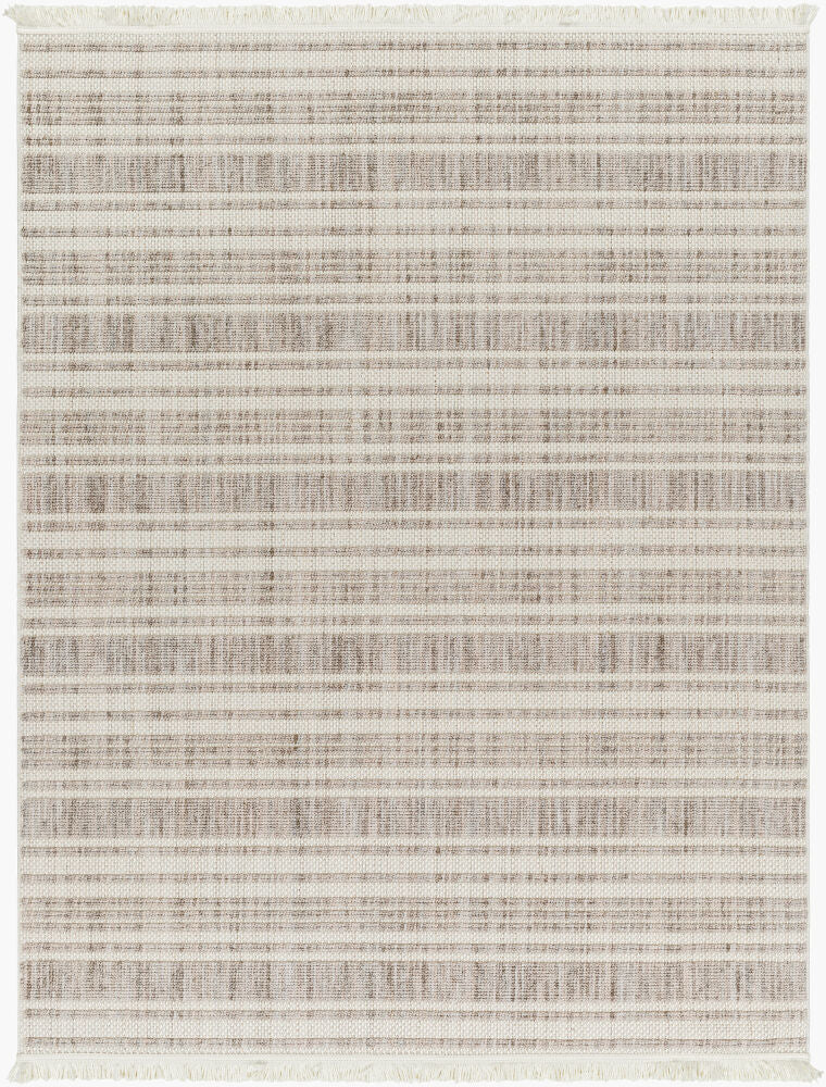 New Delhi Machine Woven Rug — Cream/Gray