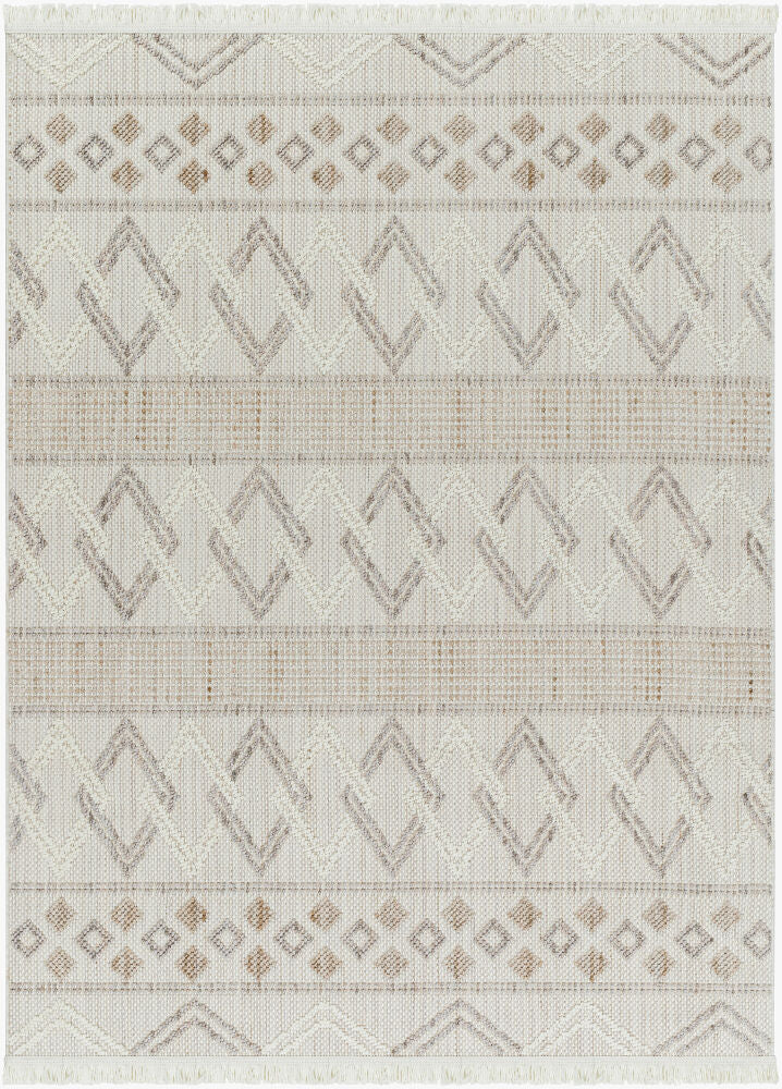 New Delhi Machine Woven Rug — Brown/Gray