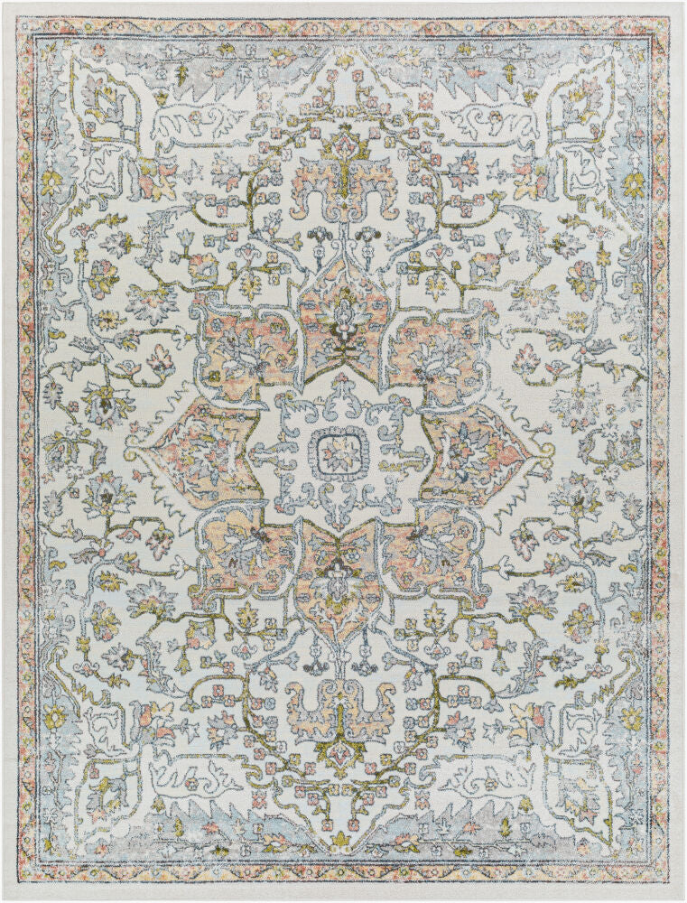 New Mexico Machine Woven Rug — Charcoal/Cream