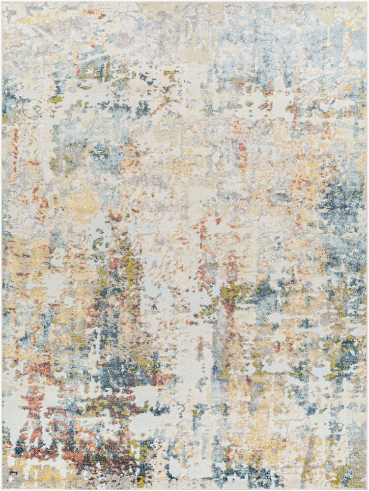 New Mexico Machine Woven Rug — Charcoal/Cream