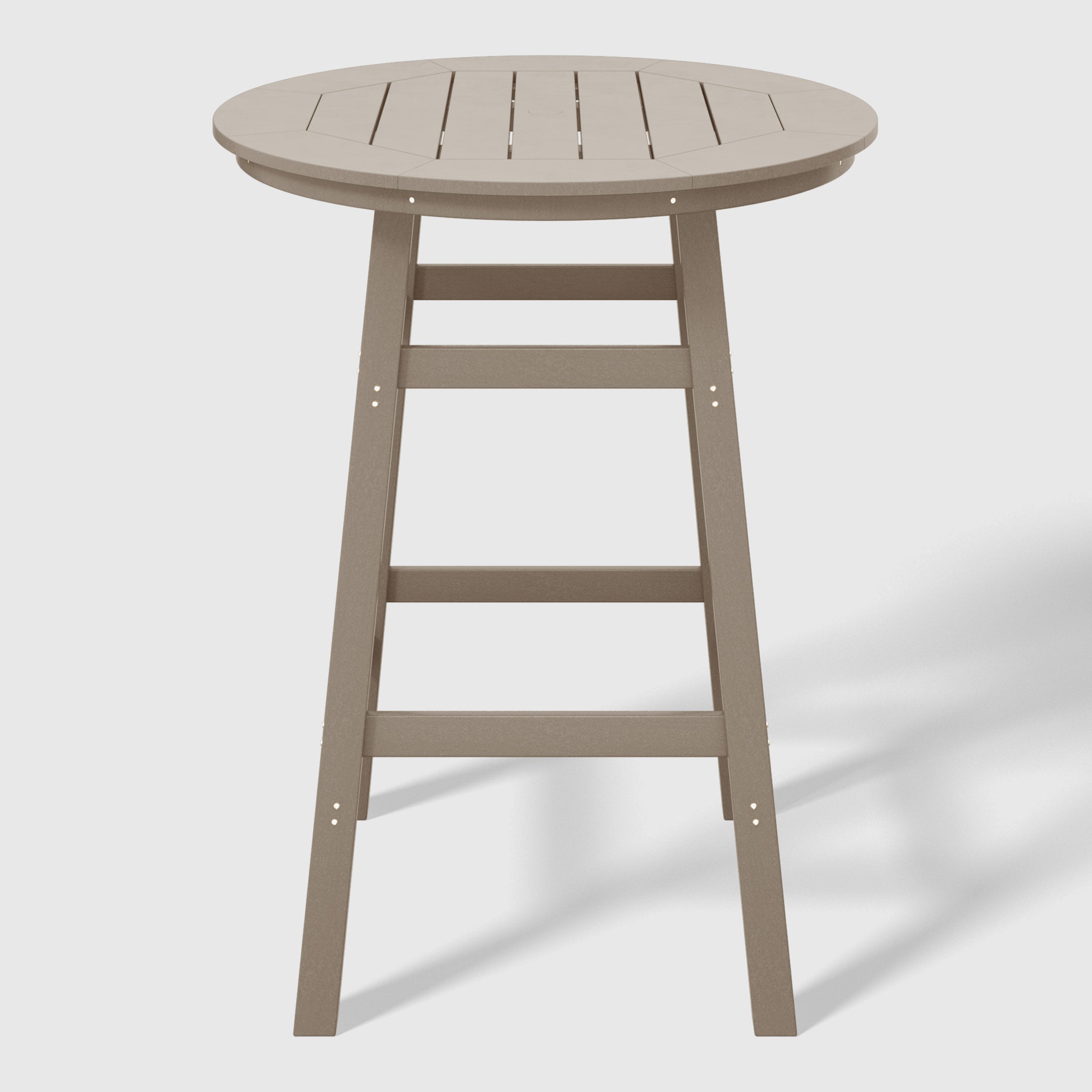 Stockholm All-Weather Outdoor 35" Round Bar Table (42" Height) Seahawk Designs Patio Bar Tables