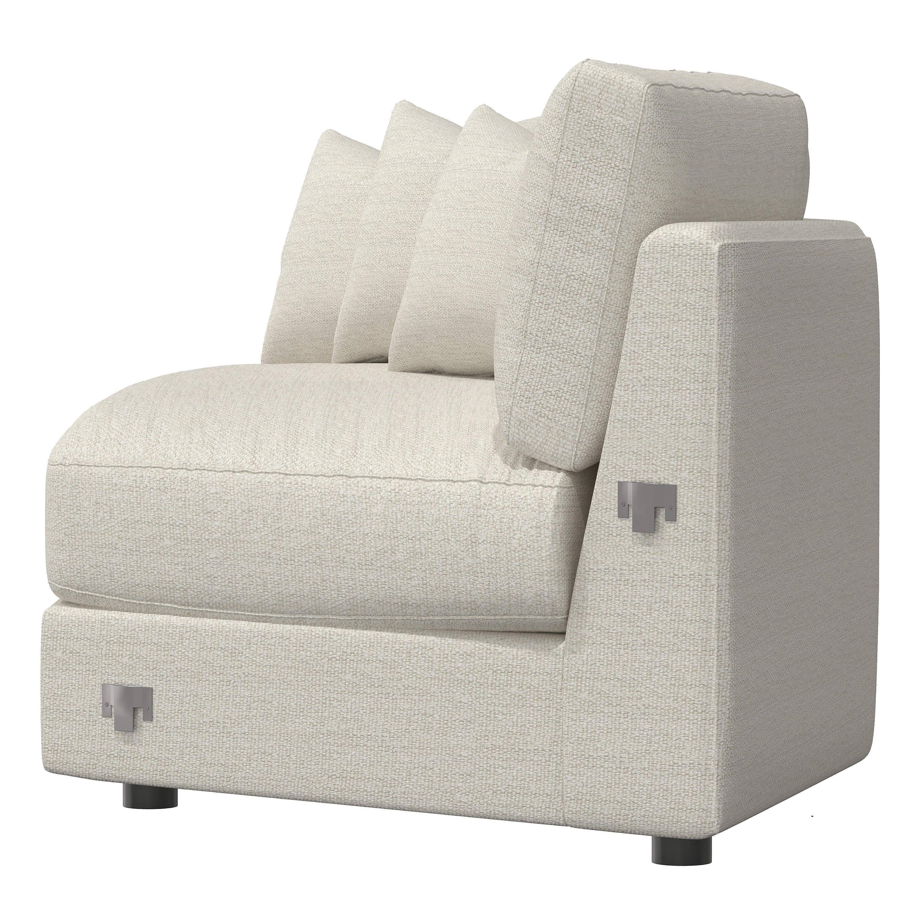 Sydney Fabric Left Arm Chaise Bernhardt Living