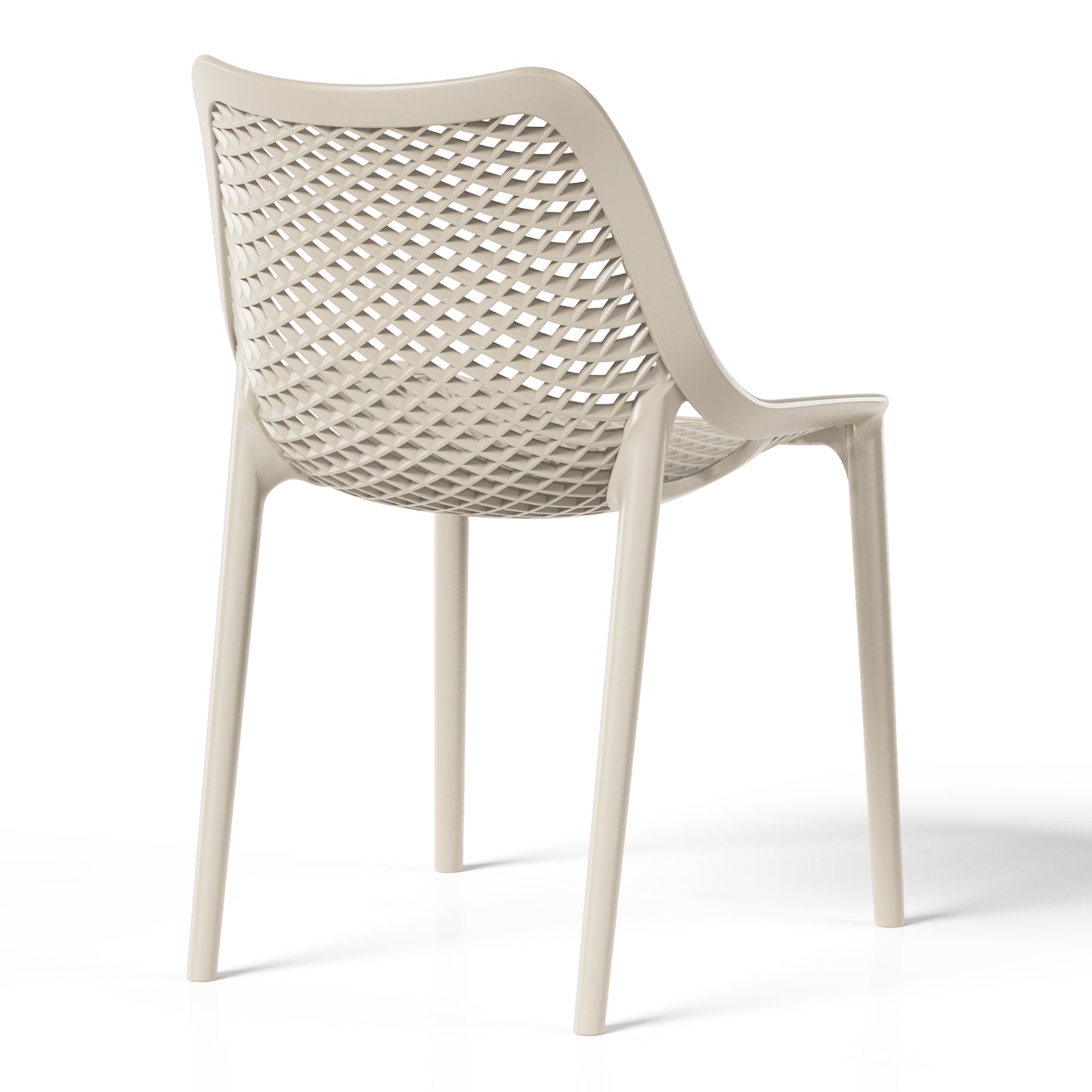 Polyform Stacking Dining Side Chair (Set of 2) Seahawk Designs Patio Dining Chairs