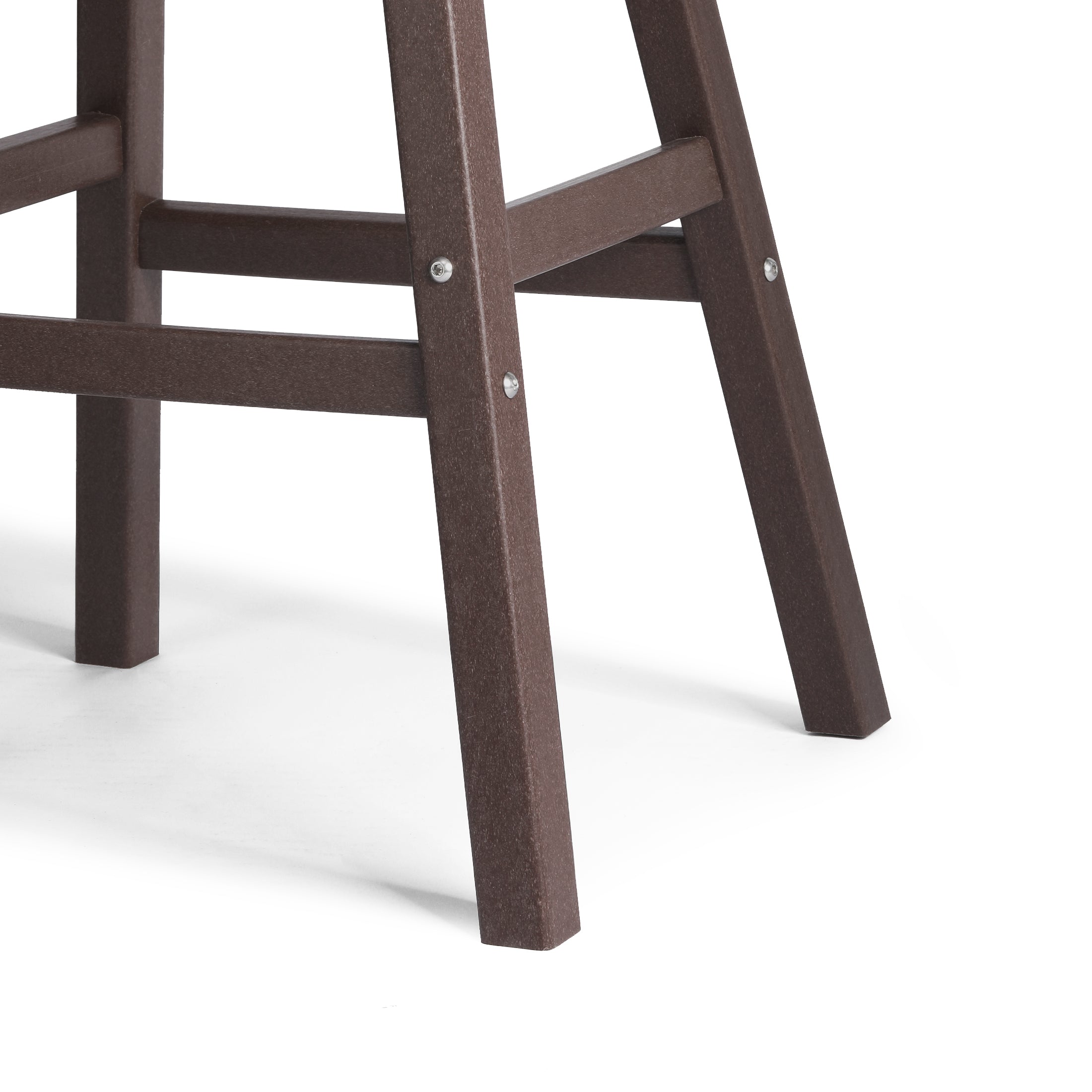 Stockholm All-Weather Outdoor Saddle Bar Stool (29" Height) Seahawk Designs Patio Bar & Counter Stools