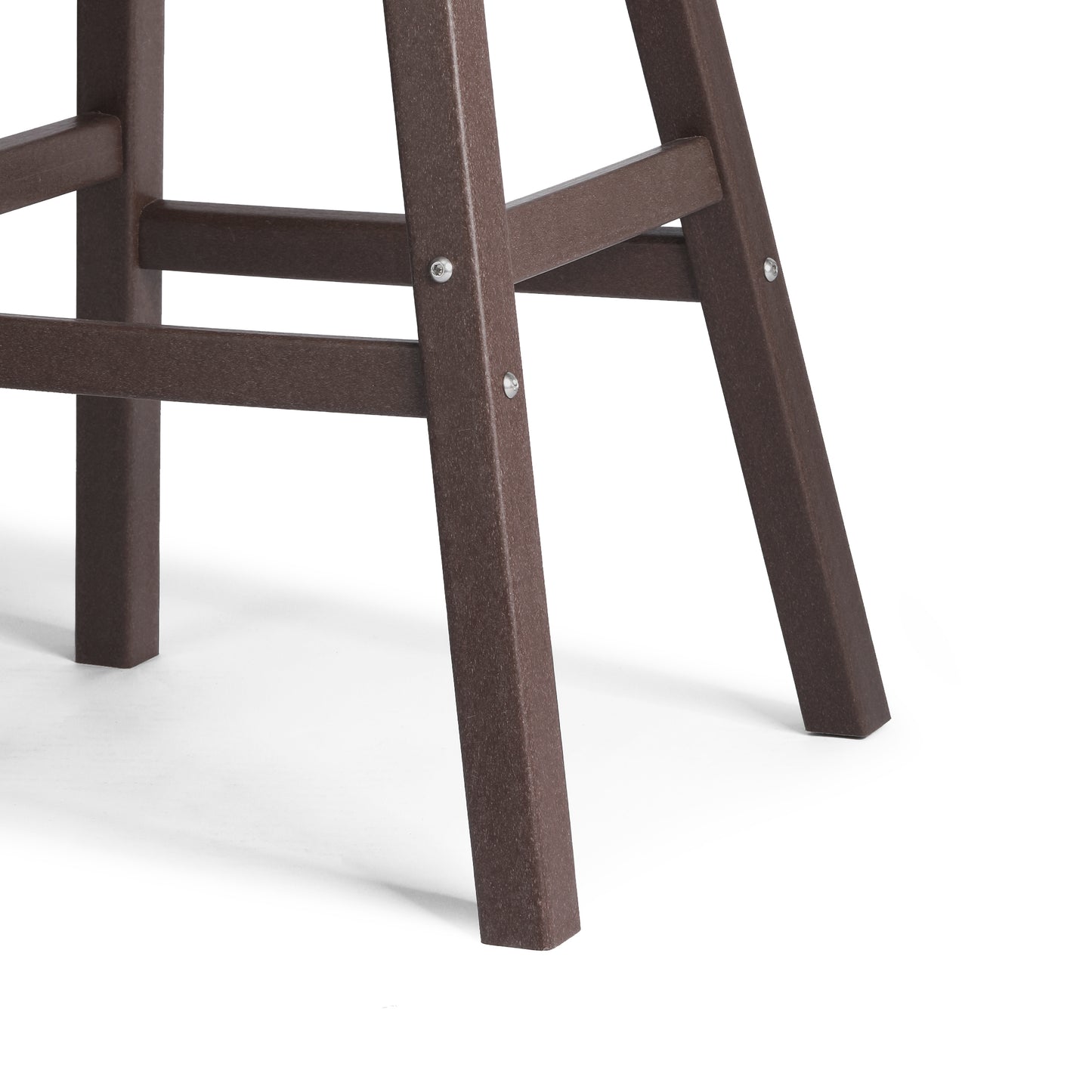 Stockholm All-Weather Outdoor Saddle Bar Stool (29" Height) Seahawk Designs Patio Bar & Counter Stools