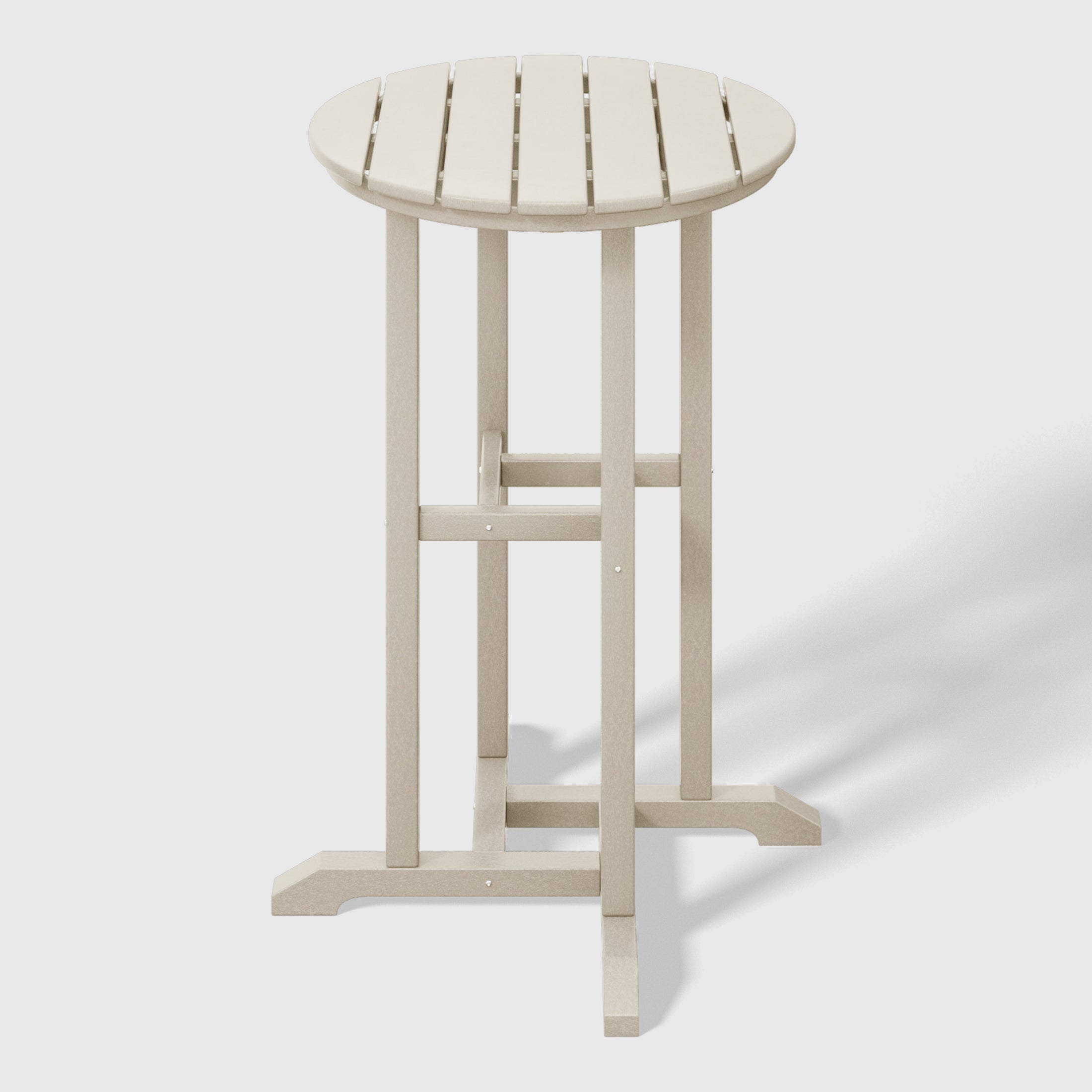 Stockholm All-Weather Outdoor Round Counter Bistro Table (37" Height) Seahawk Designs Patio Bar Tables