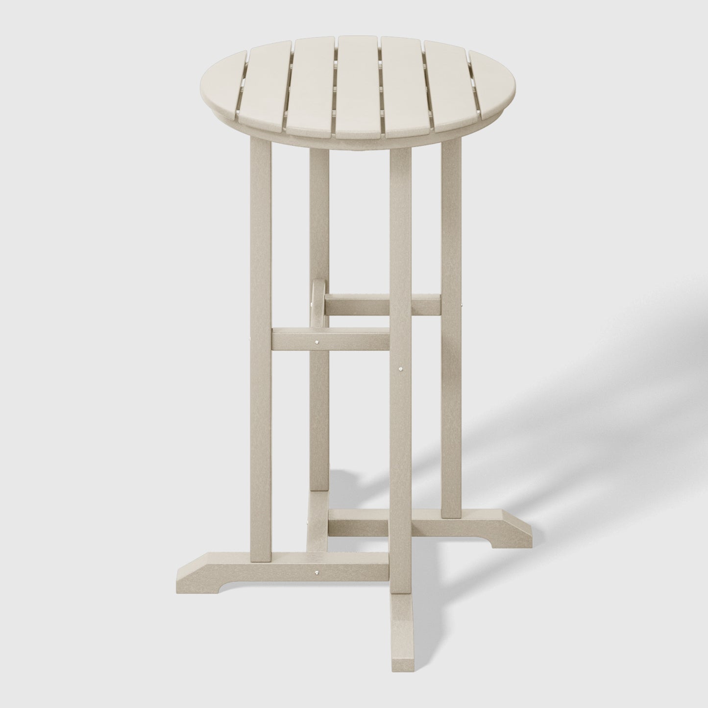 Stockholm All-Weather Outdoor Round Counter Bistro Table (37" Height) Seahawk Designs Patio Bar Tables