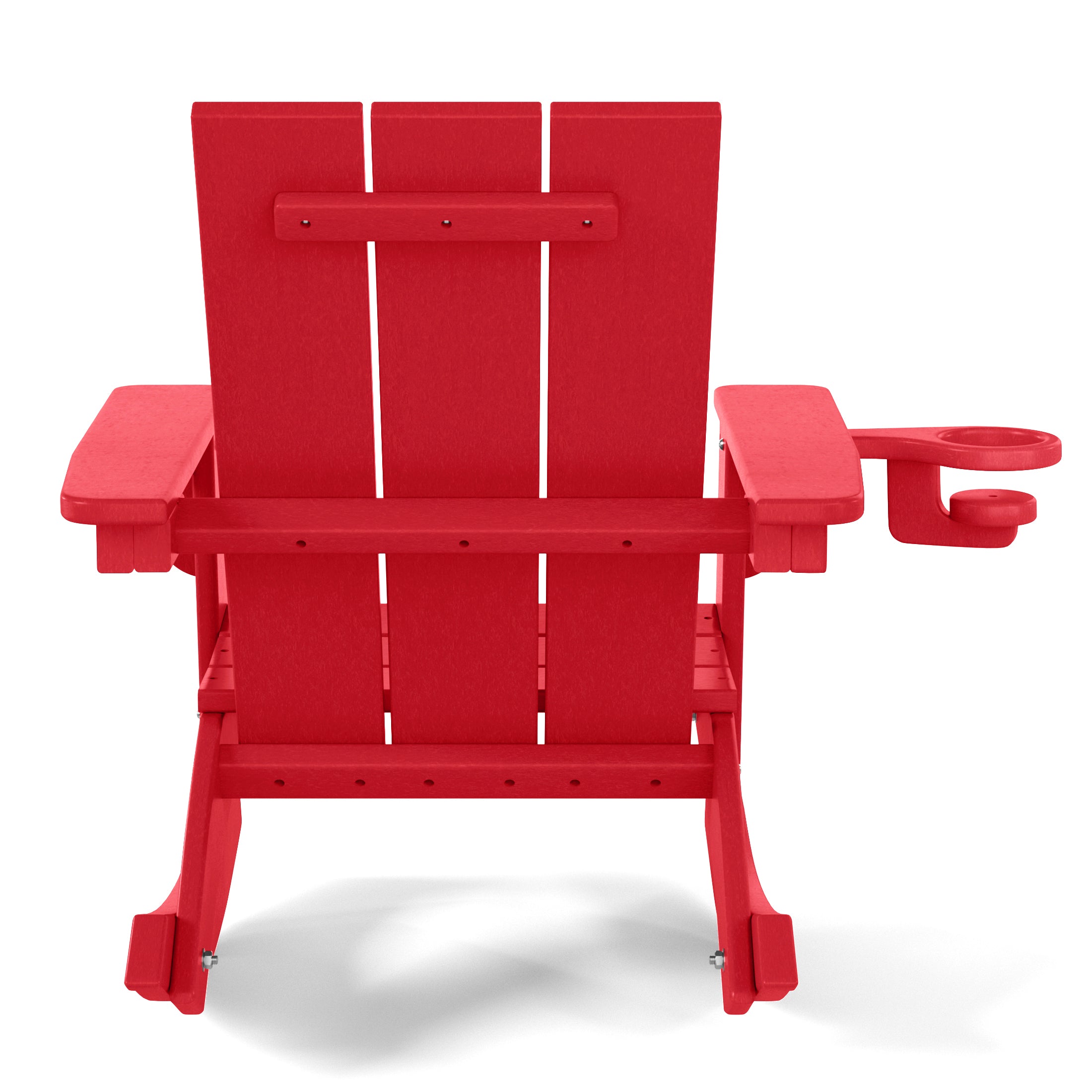 Tiny Terraces Kids Modern Adirondack Rocking Chair with Cup Holder (Set of 2) Seahawk Designs Kids Patio Rocking Chairs