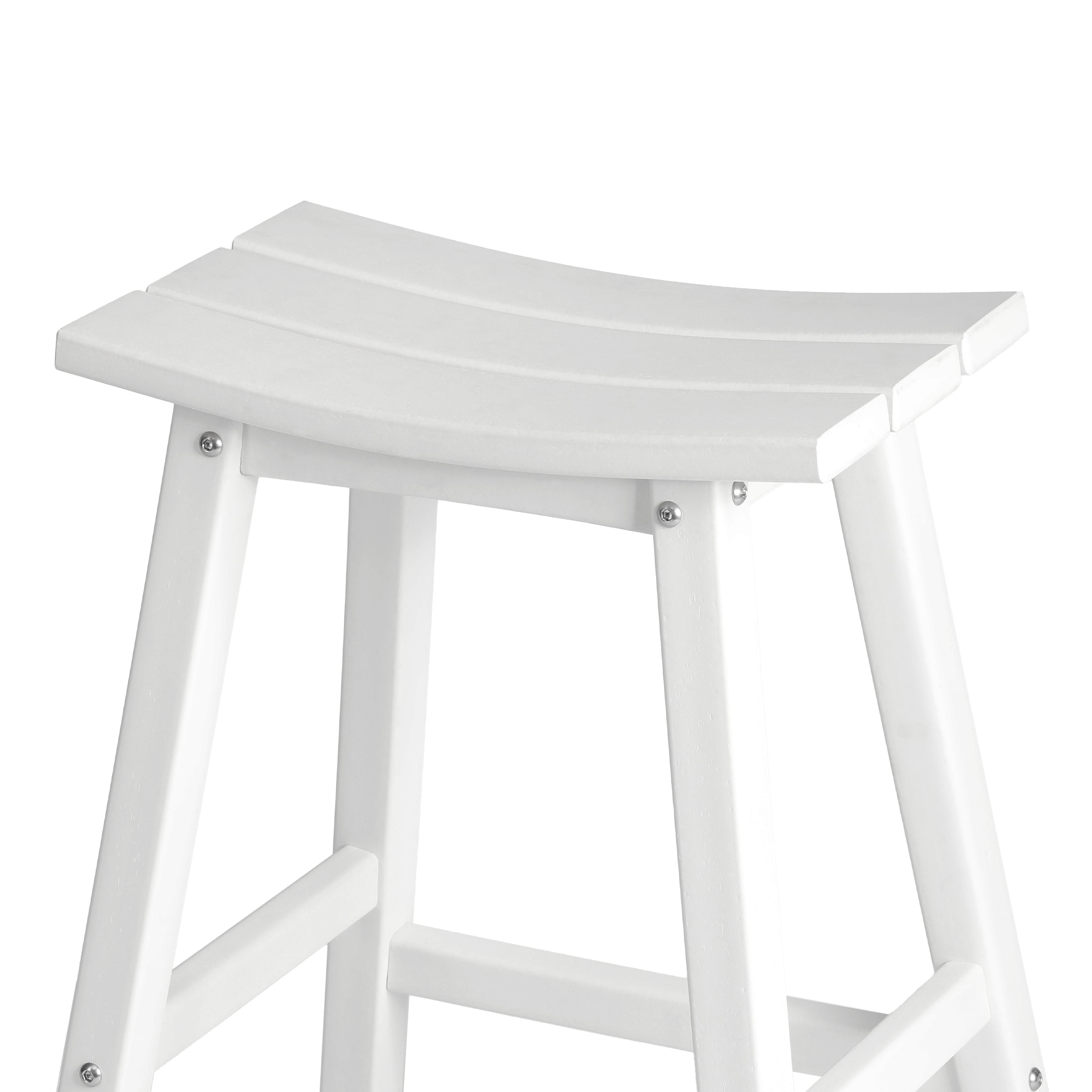 Stockholm All-Weather Outdoor Saddle Counter Stool (24" Height) Seahawk Designs Patio Bar & Counter Stools