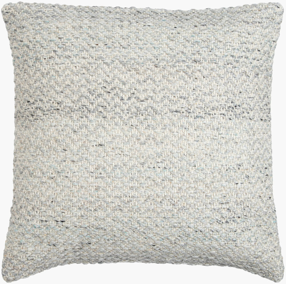 Objective Accent Pillow — Cream/Light Gray