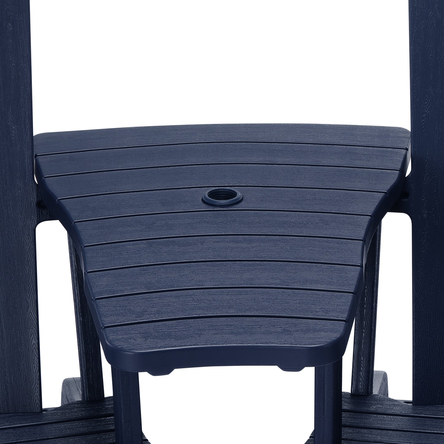 Set of Snap'n Lock Adirondack Chairs with Connecting Wedge Table (No Tools or Hardware) Seahawk Designs Adirondack Chairs