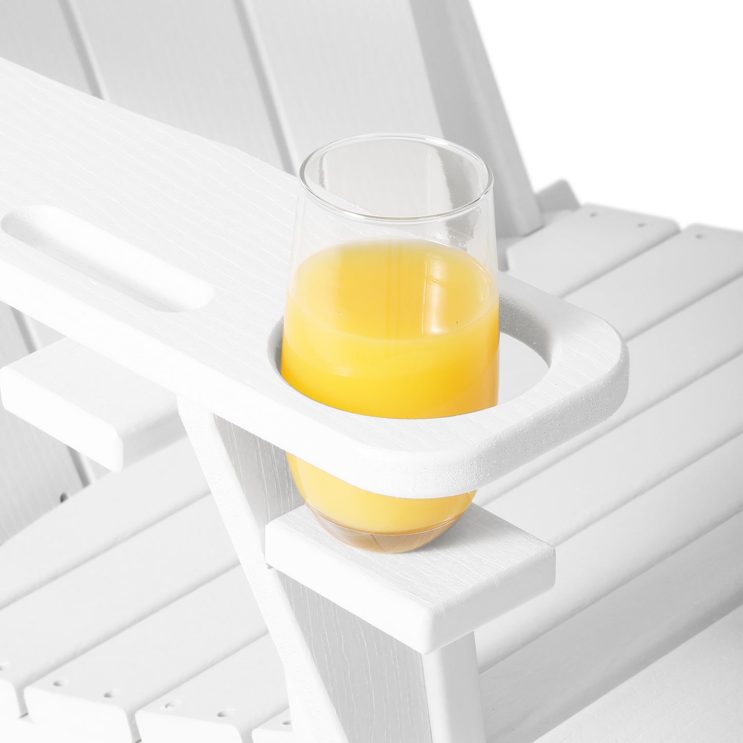 Chatham All-Weather Outdoor Folding Adirondack Chair with Cup Holder Seahawk Designs Adirondack Chairs