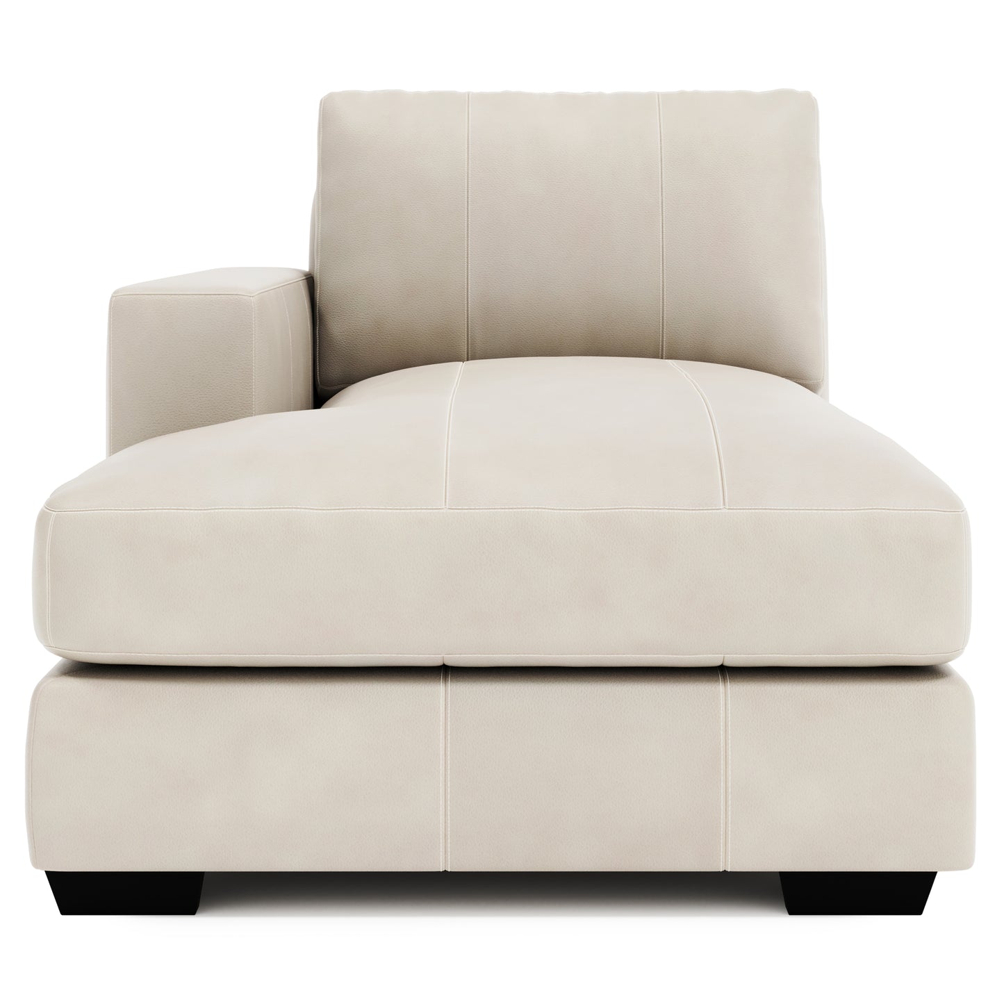 Dawkins Leather Left Arm Chaise