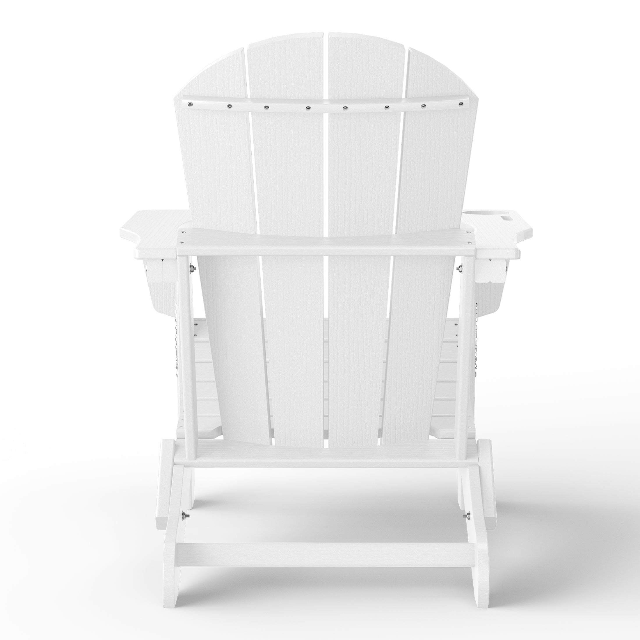 Chatham All-Weather Outdoor Folding Adirondack Chair with Cup Holder Seahawk Designs Adirondack Chairs