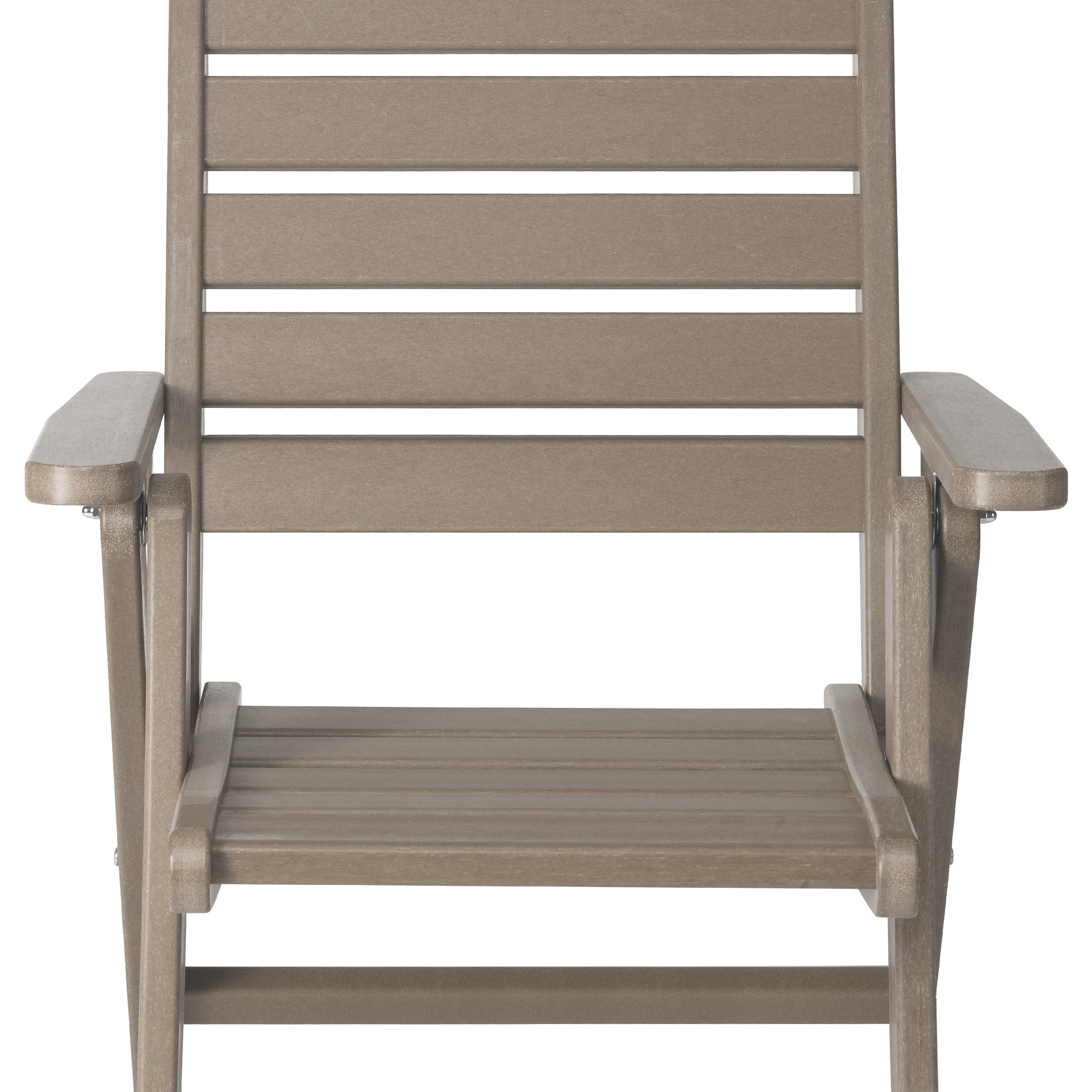 Aarhus All-Weather Outdoor Patio Folding Tall Back Dining Chair (38" High) Seahawk Designs Patio Dining Chairs