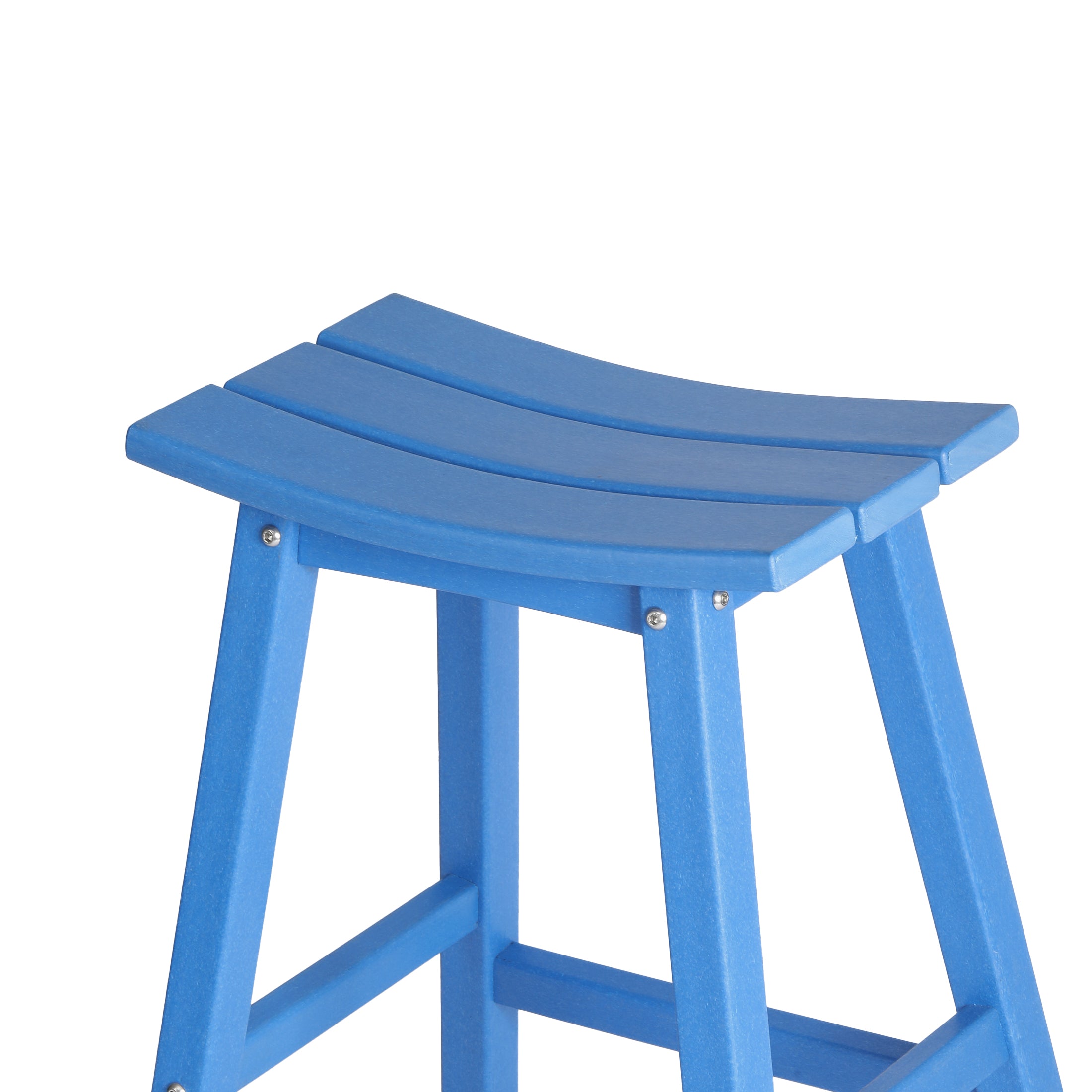 Stockholm All-Weather Outdoor Saddle Bar Stool (29" Height) Seahawk Designs Patio Bar & Counter Stools