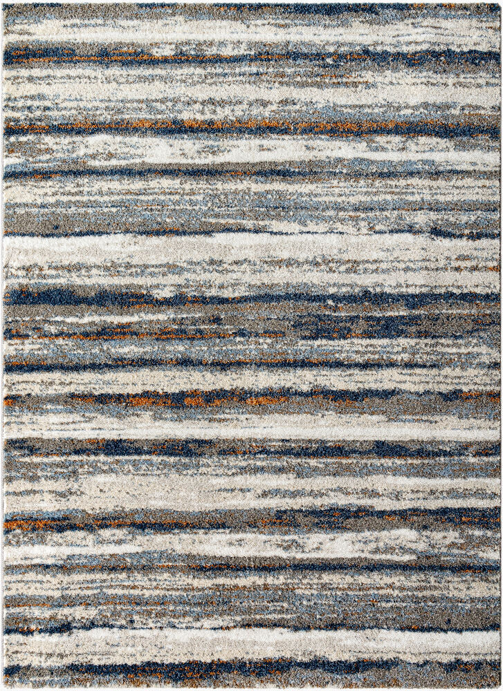 Osaka Machine Woven Rug — Brown/Cream