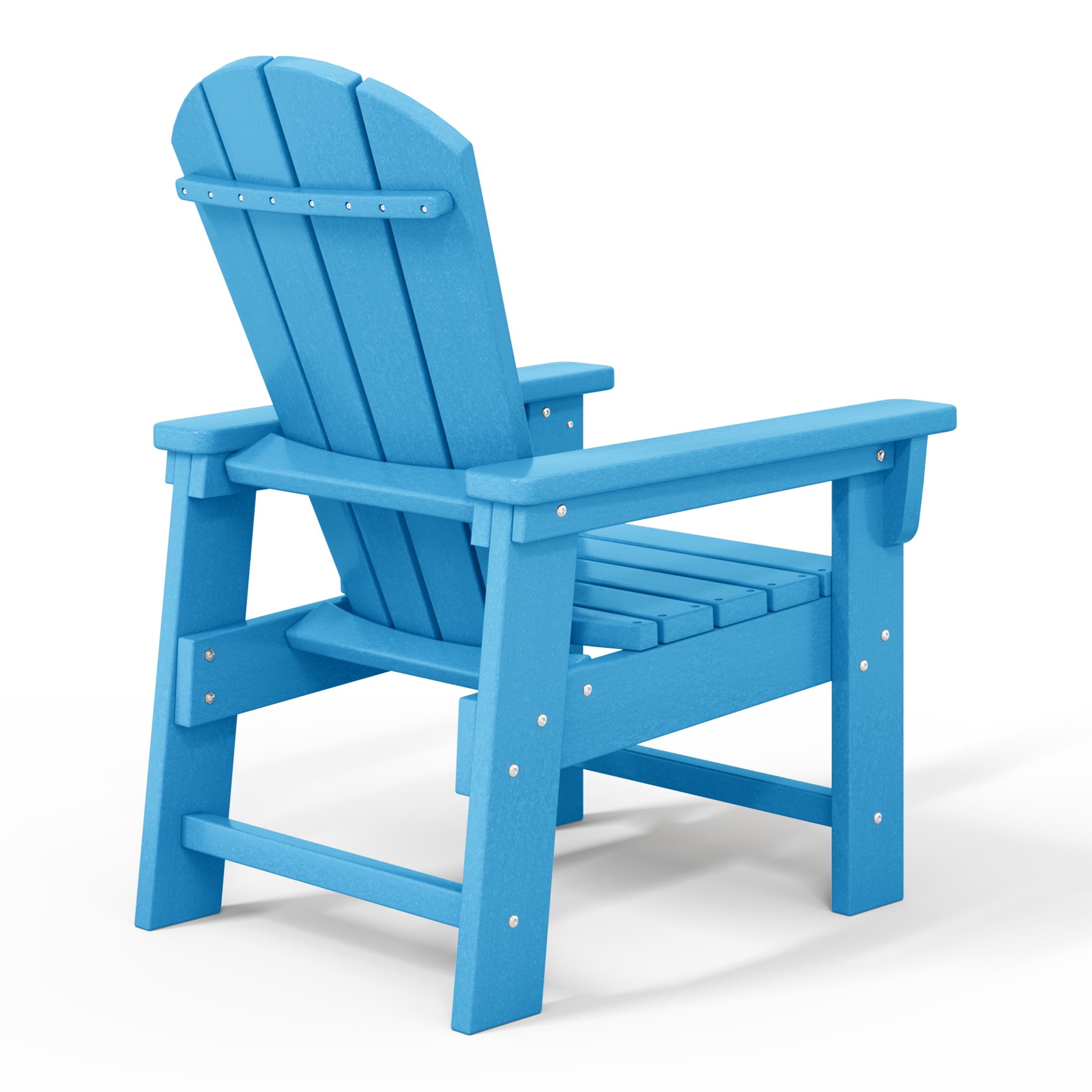 Tiny Terraces Kids' All-Weather Outdoor Poly Adirondack Chair Seahawk Designs Kids Adirondack Chairs
