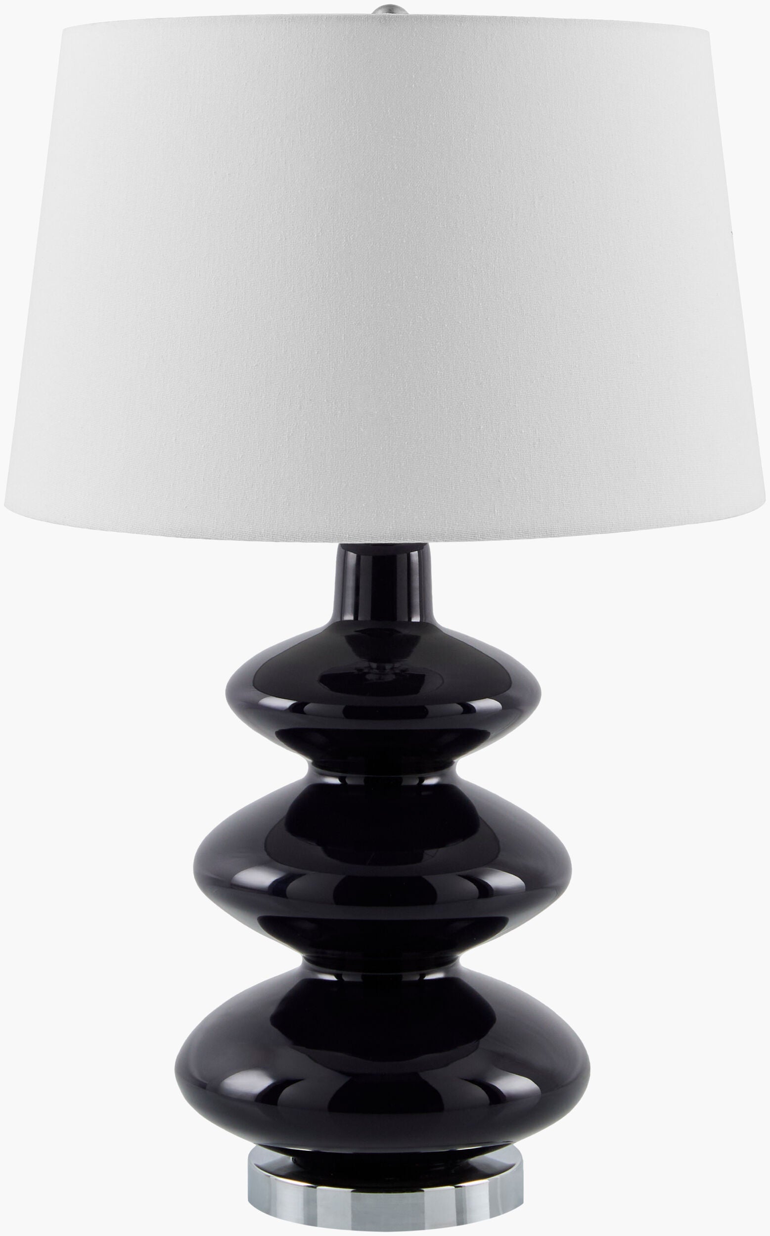 Olive Accent Table Lamp — Dark Blue