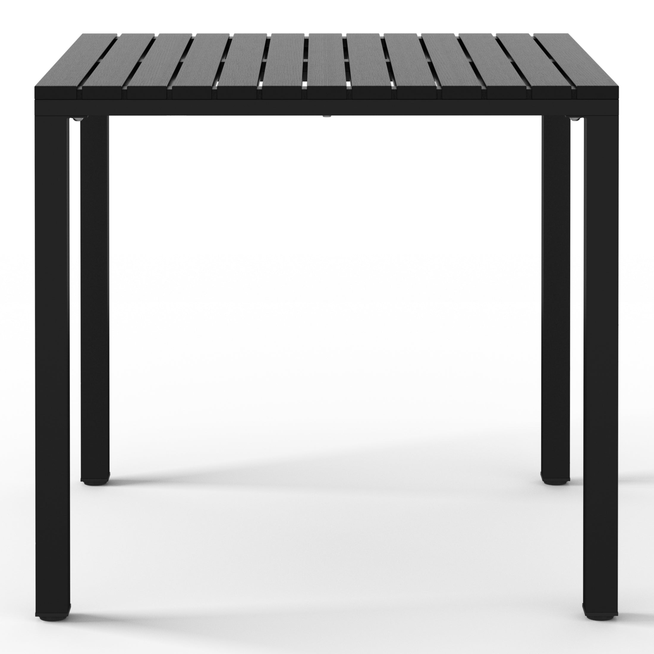 Polyform 31.5" Square Dining Table with Metal Frame Seahawk Designs Patio Dining Tables