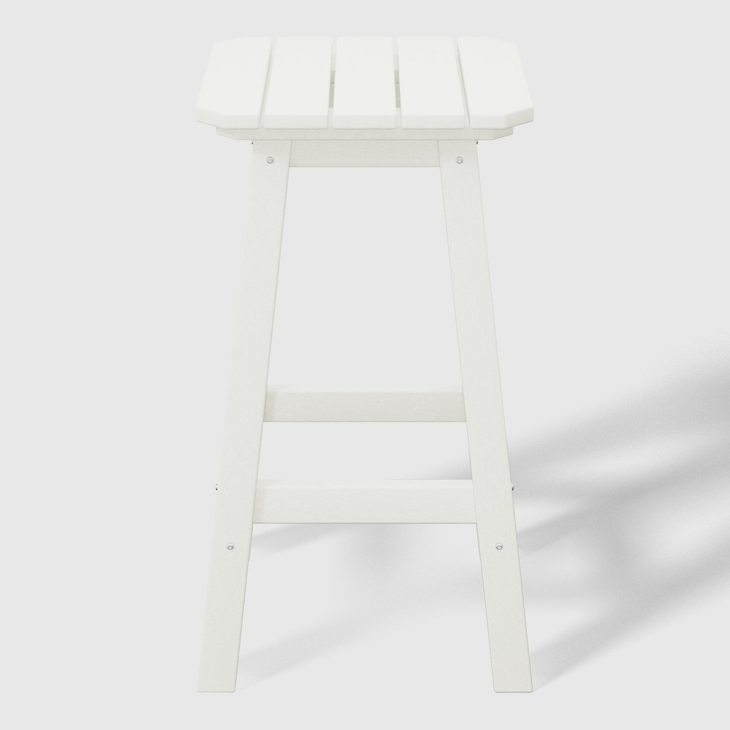 Stockholm All-Weather Outdoor Square Counter Stool (24" Seat Height) Seahawk Designs Patio Bar & Counter Stools