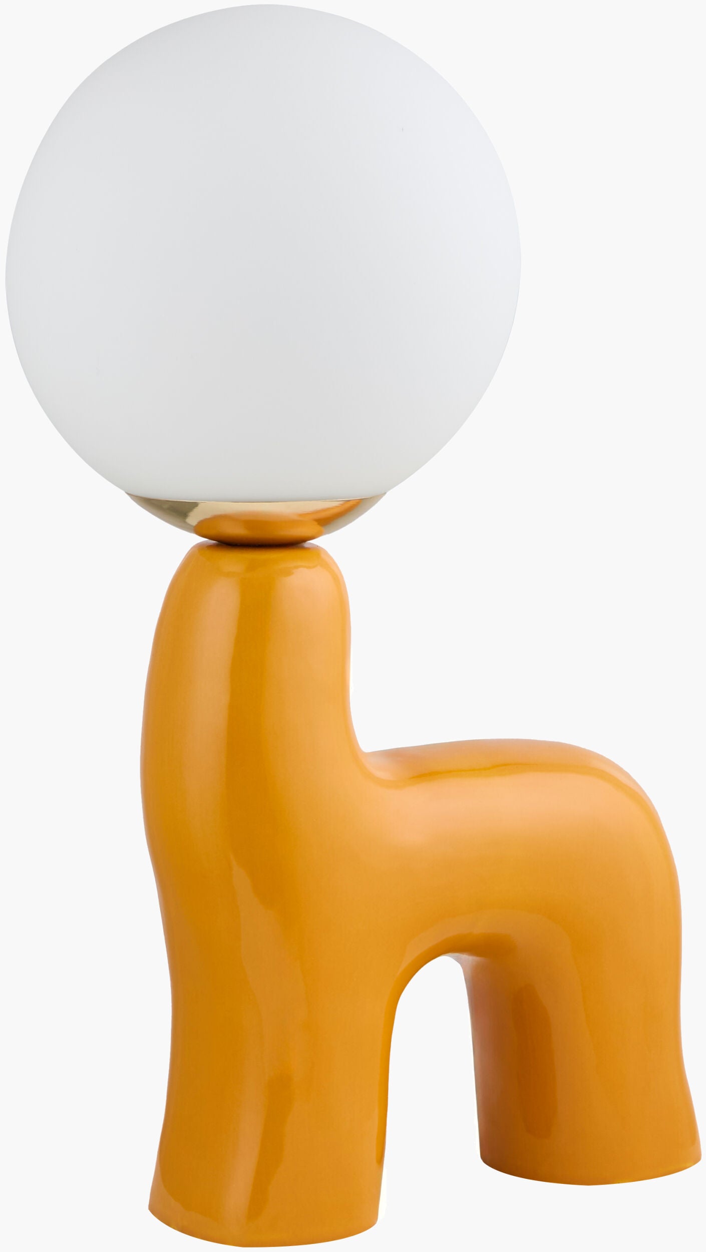Opal Accent Table Lamp — Orange