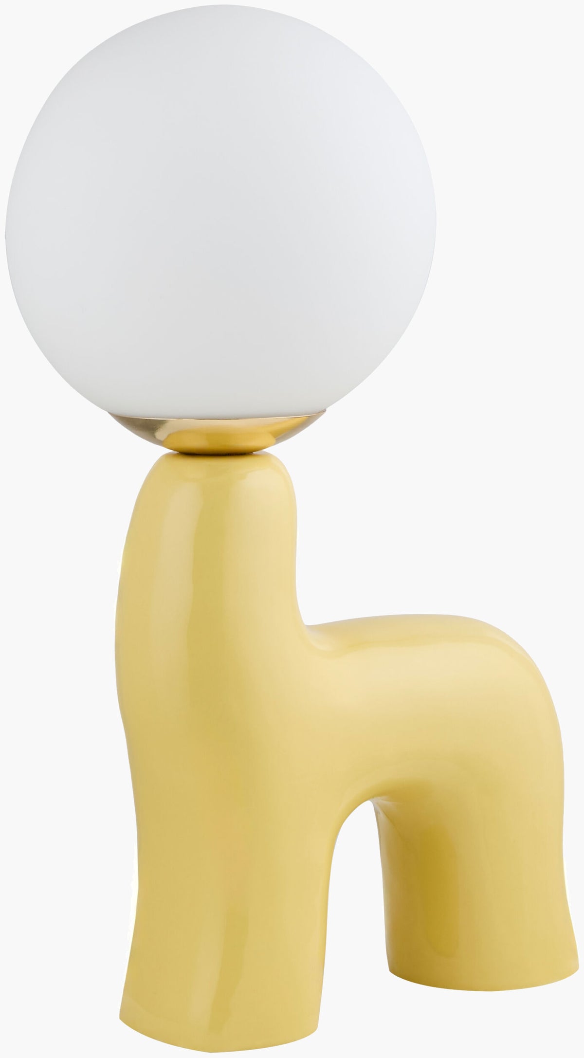 Opal Accent Table Lamp — Yellow