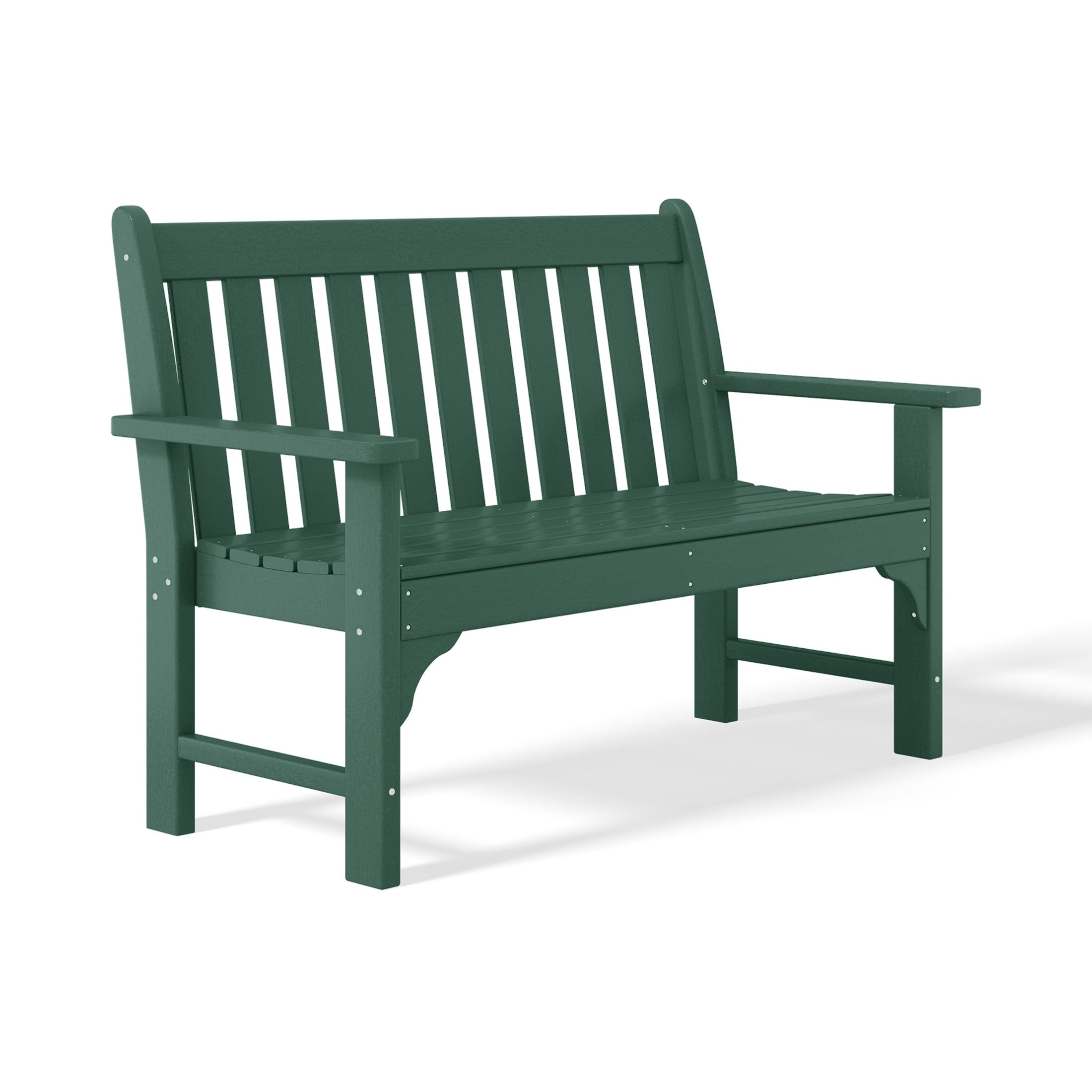 Tuscany 51" Garden Bench Dark Green Seahawk Designs Patio Benches