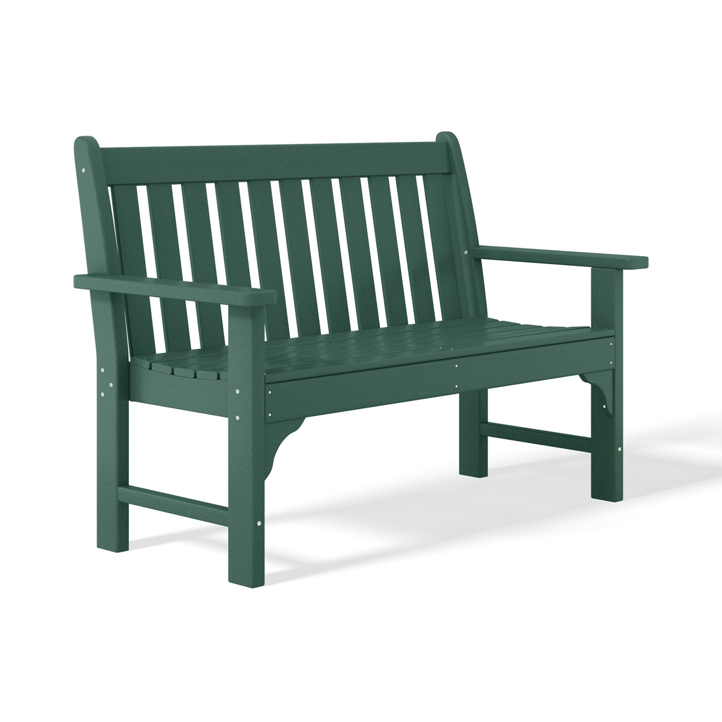 Tuscany 51" Garden Bench Dark Green Seahawk Designs Patio Benches