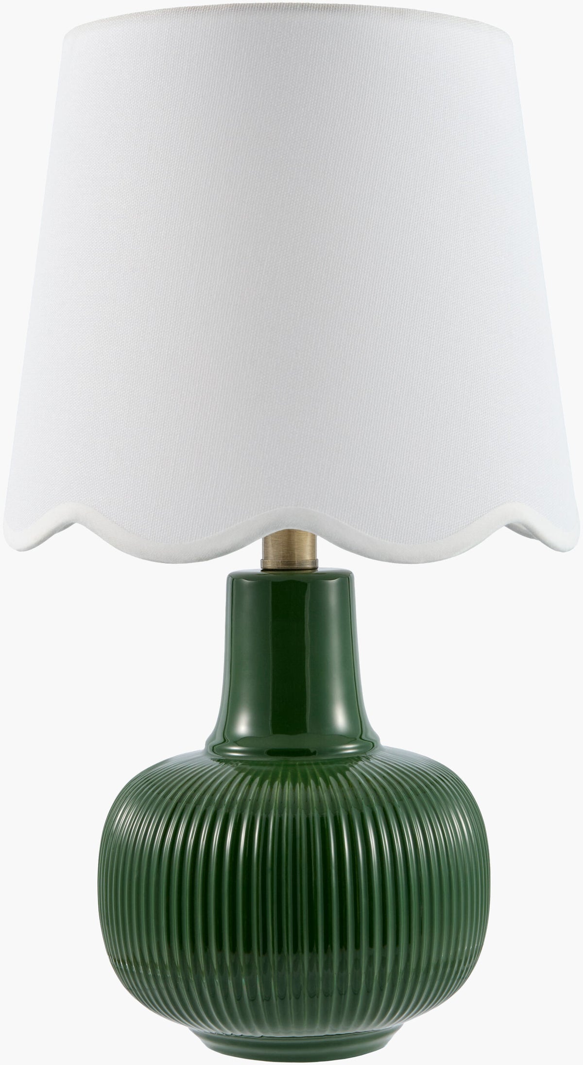 Ormelle Accent Table Lamp — Dark Green