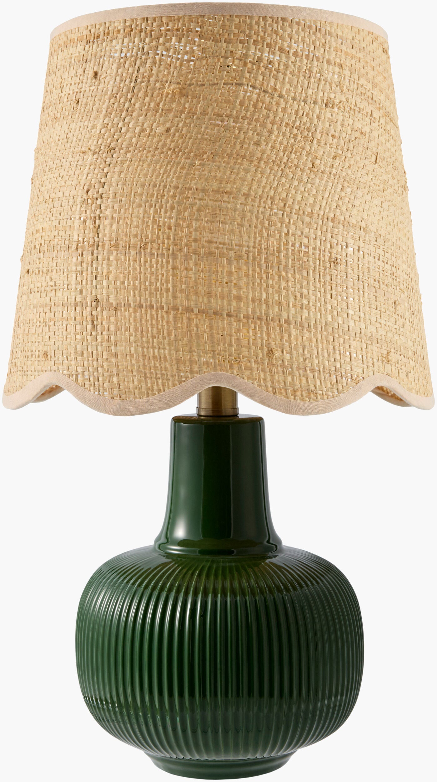 Ormelle Accent Table Lamp — Dark Green